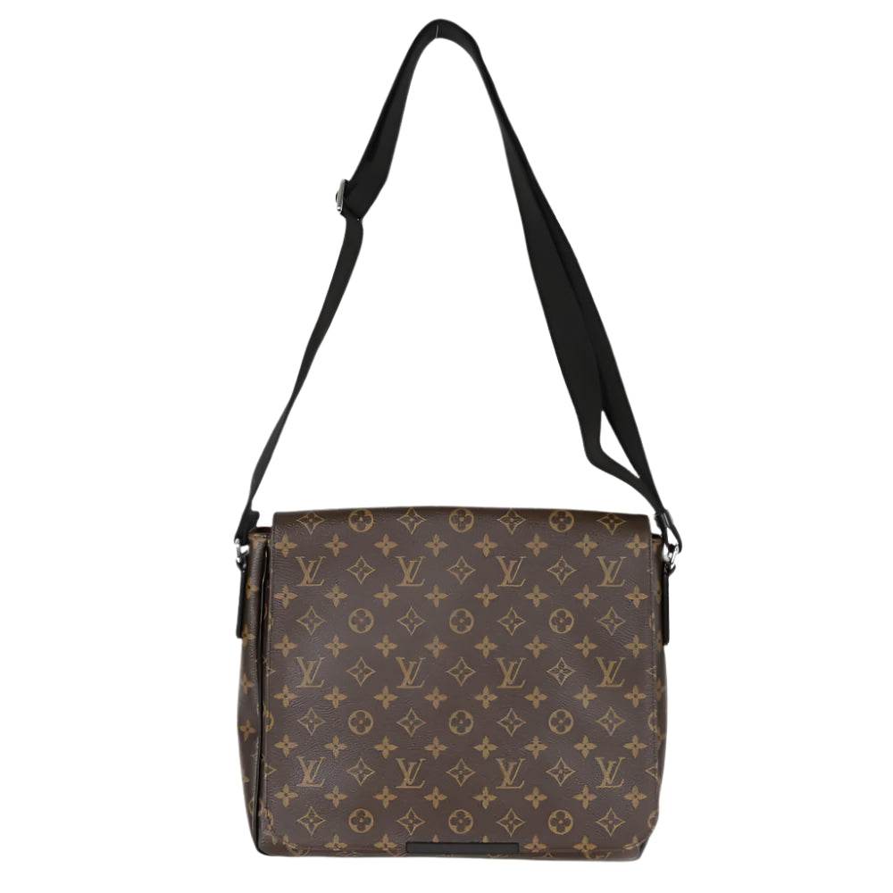 LV District Brown Monogram Canvas Shoulder Bag - Amoda