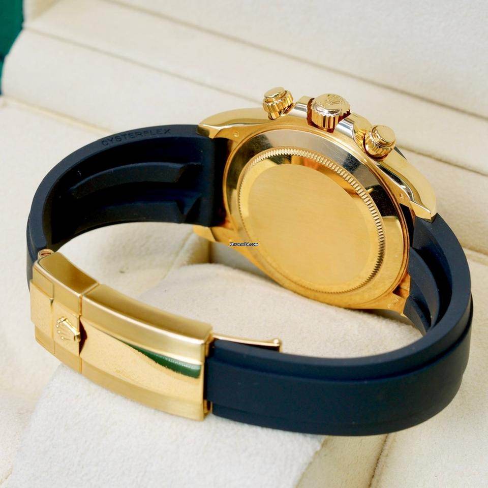 Rolex Daytona - Rolex Daytona Cosmograph Oysterflex Daytona Yellow Gold , Black Dial - Amoda
