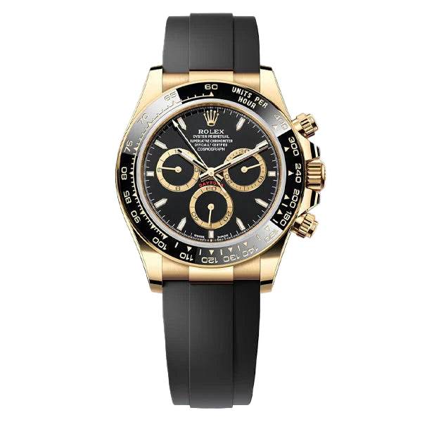 Rolex Daytona - Rolex Daytona Cosmograph Oysterflex Daytona Yellow Gold , Black Dial - Amoda