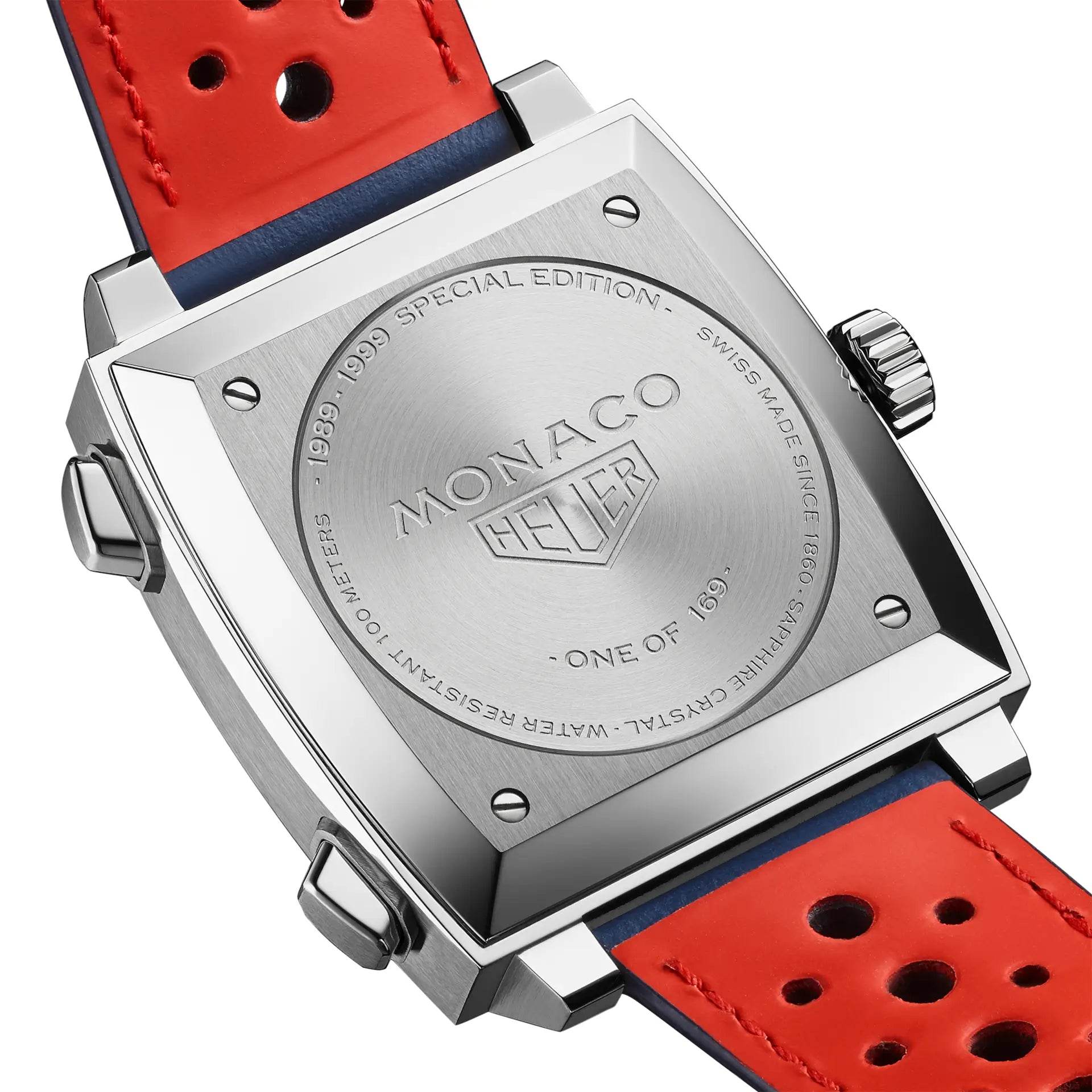 Tag Heuer Monaco 50th Anniversary limited Edition Blue strap Calibre 12 - Amoda