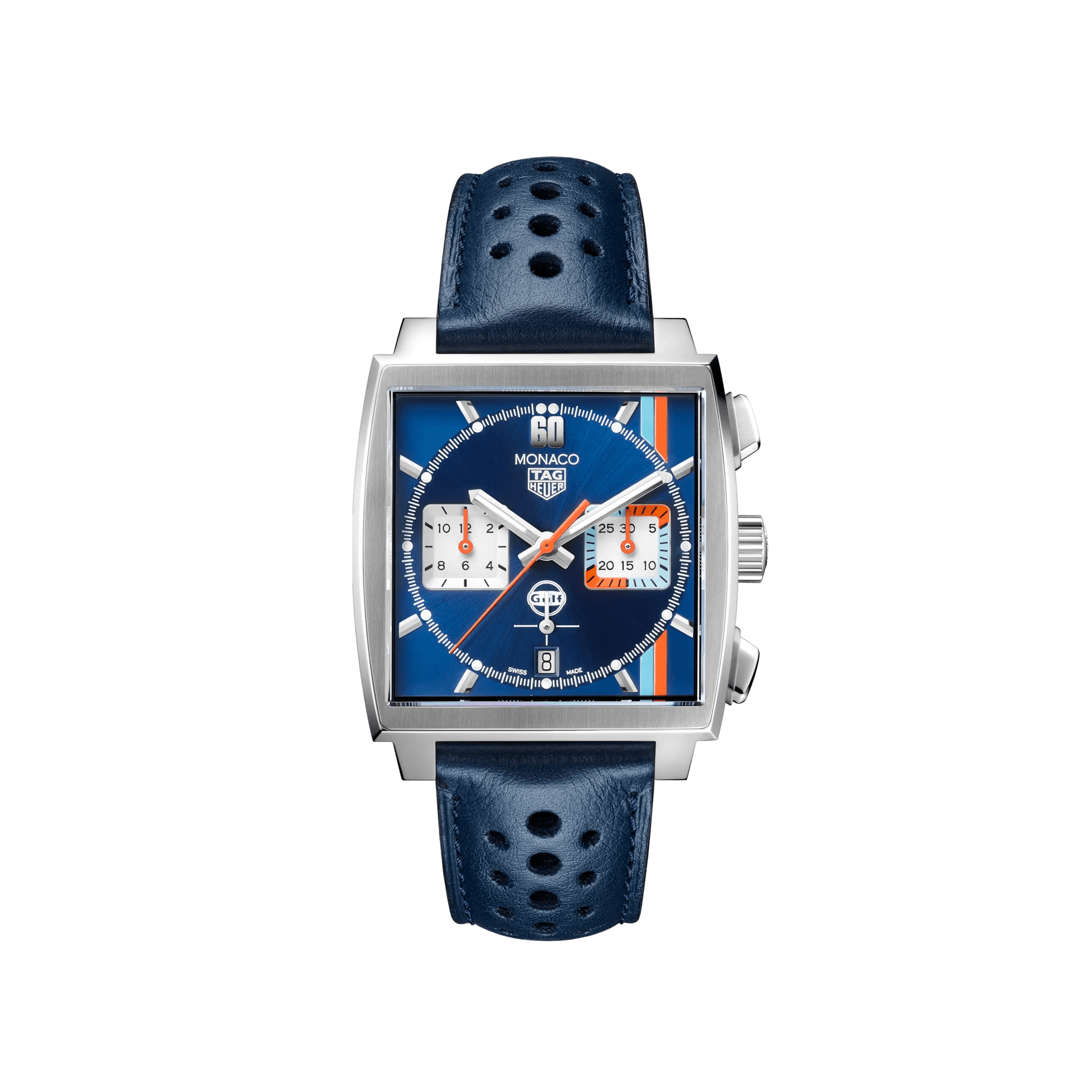Tag Heuer Monaco X Gulf Calibre 12 chronograph - Amoda