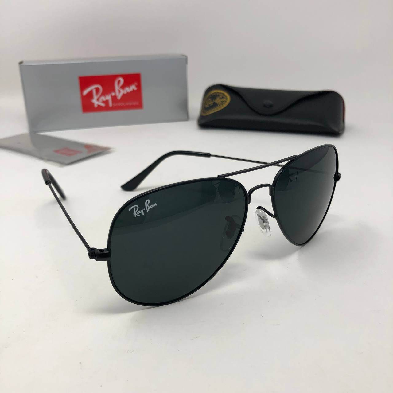 Ray Ban Aviator in Black & Brown - Amoda