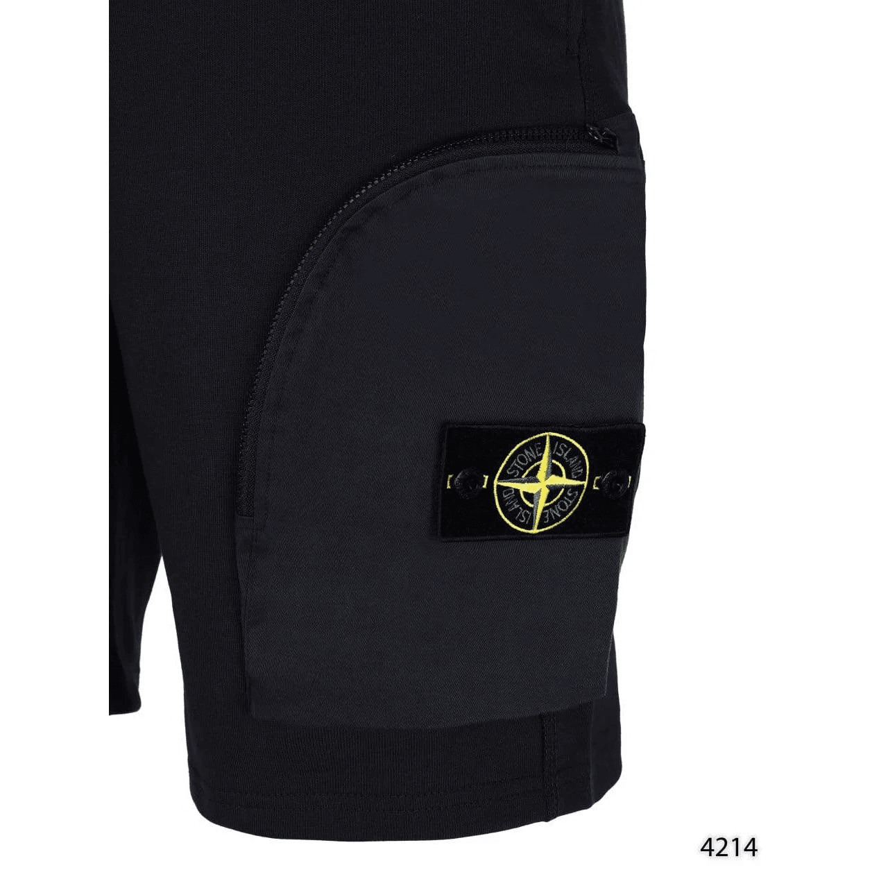 Stone Island cargo Bermuda Shorts pockets & ribbing - Amoda