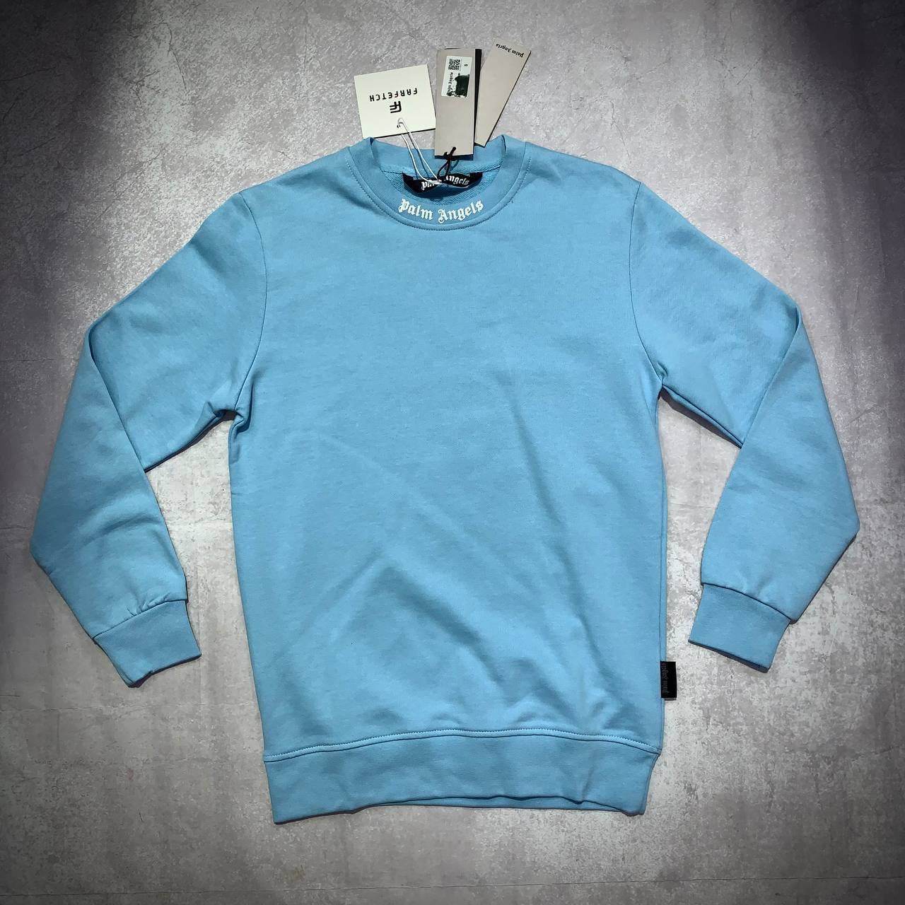 Palm Angels crew neck Heavy Cotton Sweatshirt - Amoda