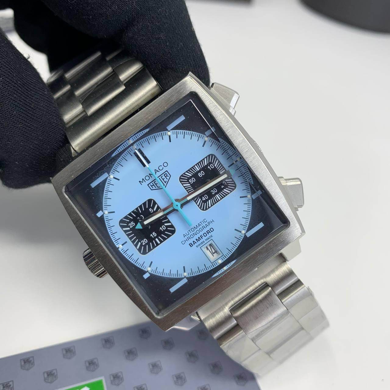 Tag Heuer Monaco X Bamford blue dial Chronograph - Amoda