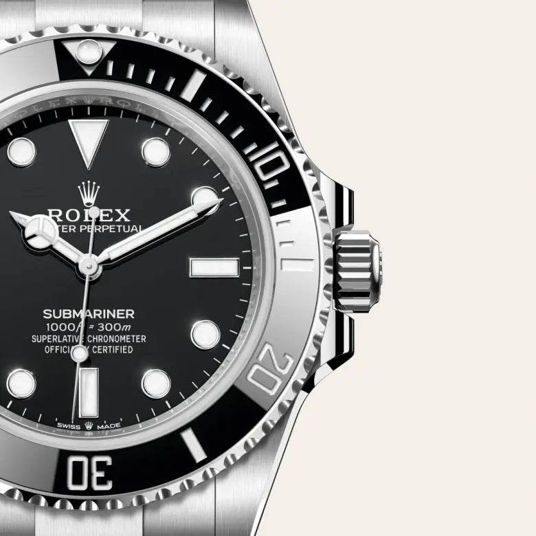 Rolex Submariner Date Oyster Steel Ceramic Bezel Black Dial - Amoda