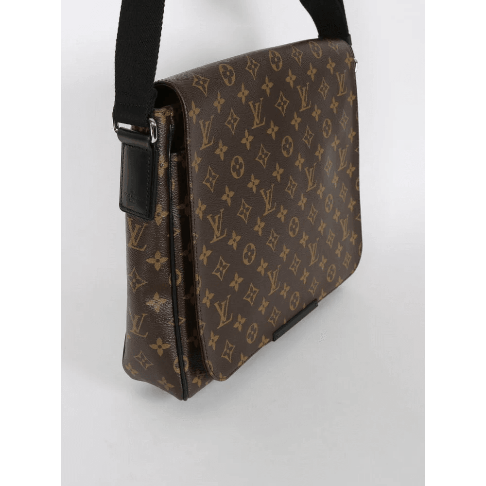 LV District Brown Monogram Canvas Shoulder Bag - Amoda