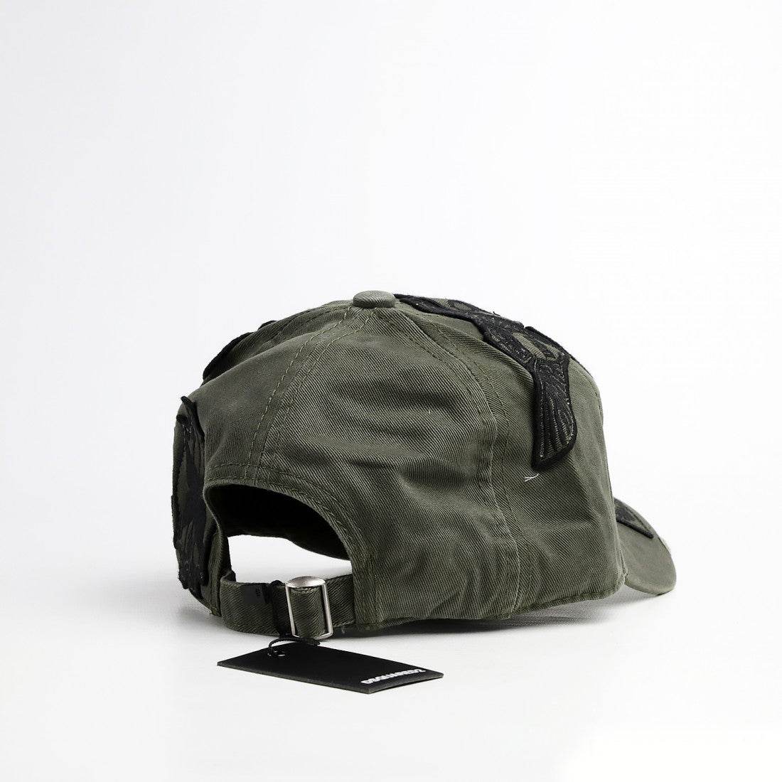 Dsquared2 tonali patches Olive Cap - Amoda