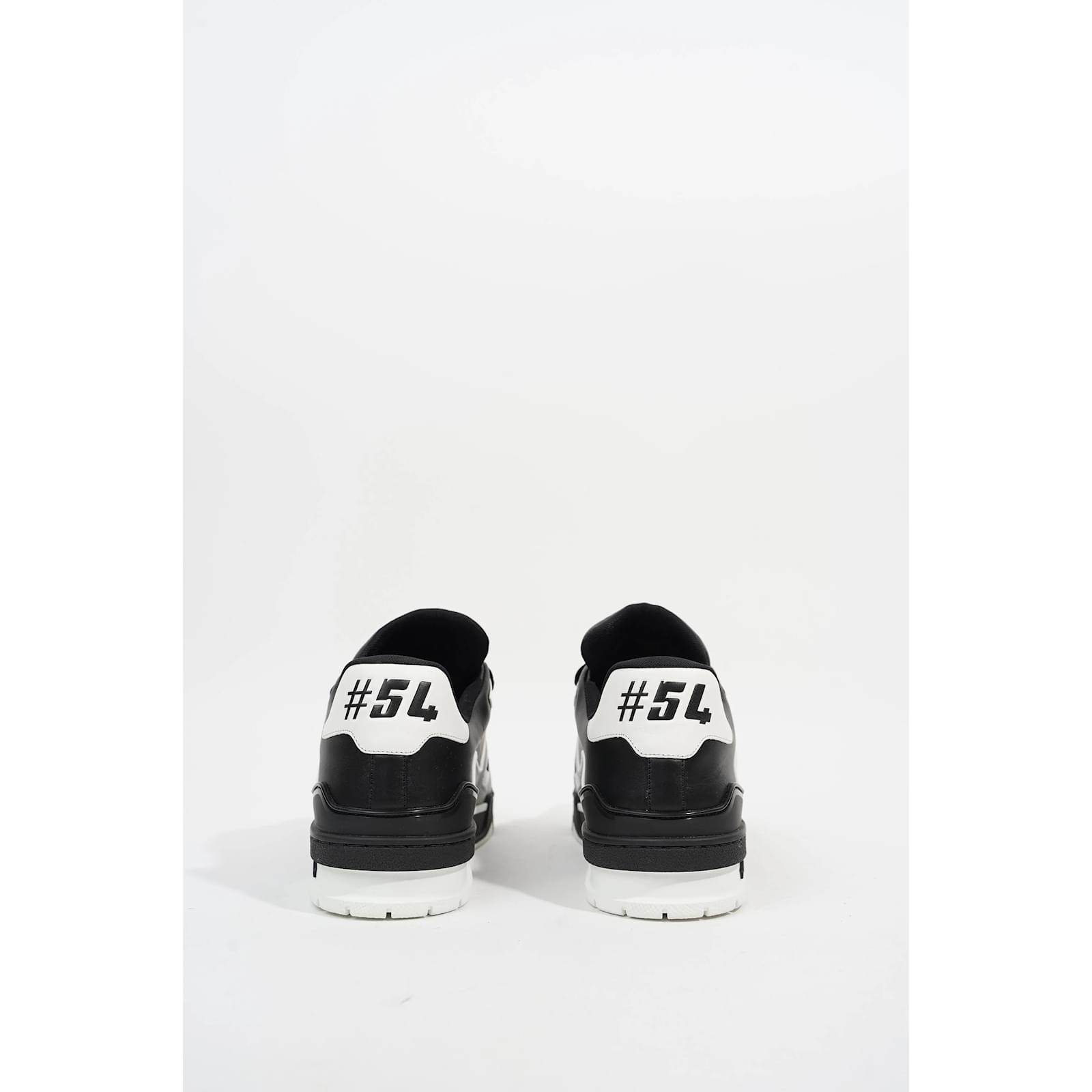 LV Black/Grey Leather Low Trainers - Amoda