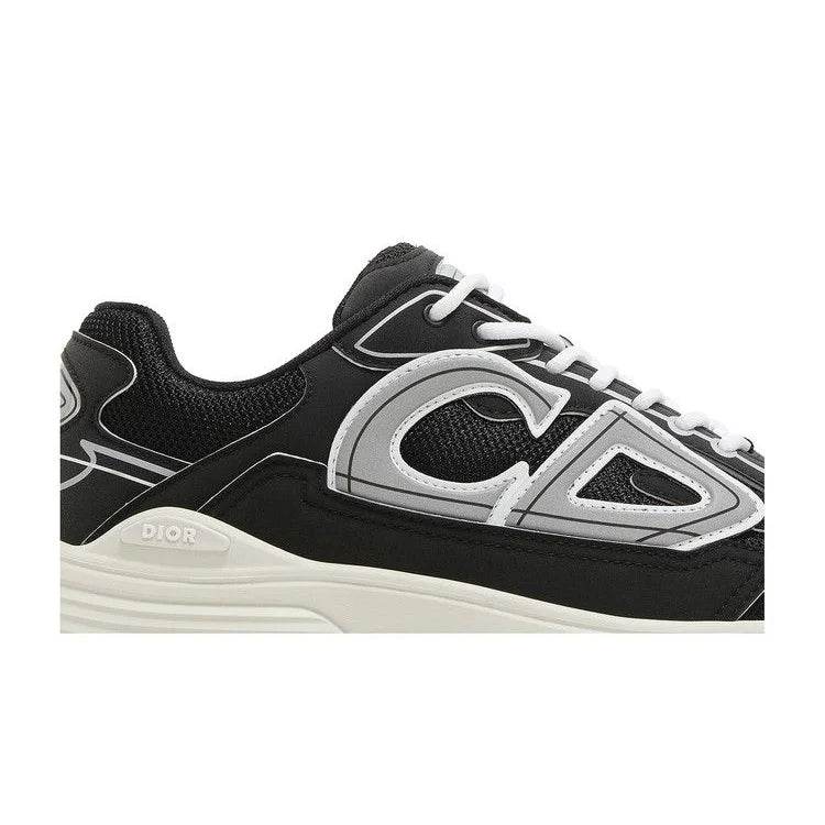 CD B30 Anthracite Black/Grey Mesh Reflective Sneakers - Amoda