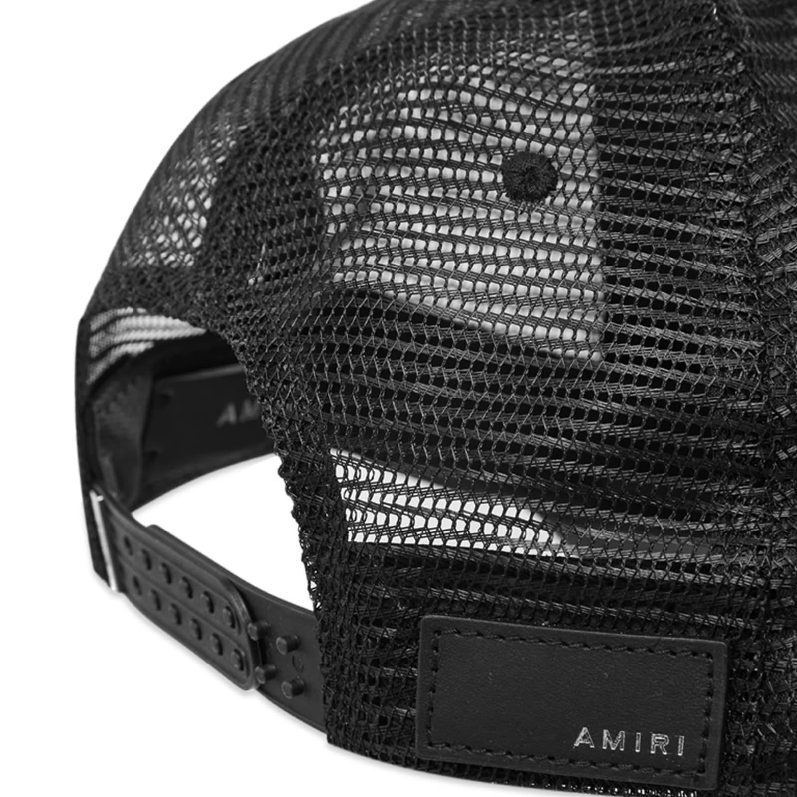 Amiri stencil Trucker cap Black - Amoda