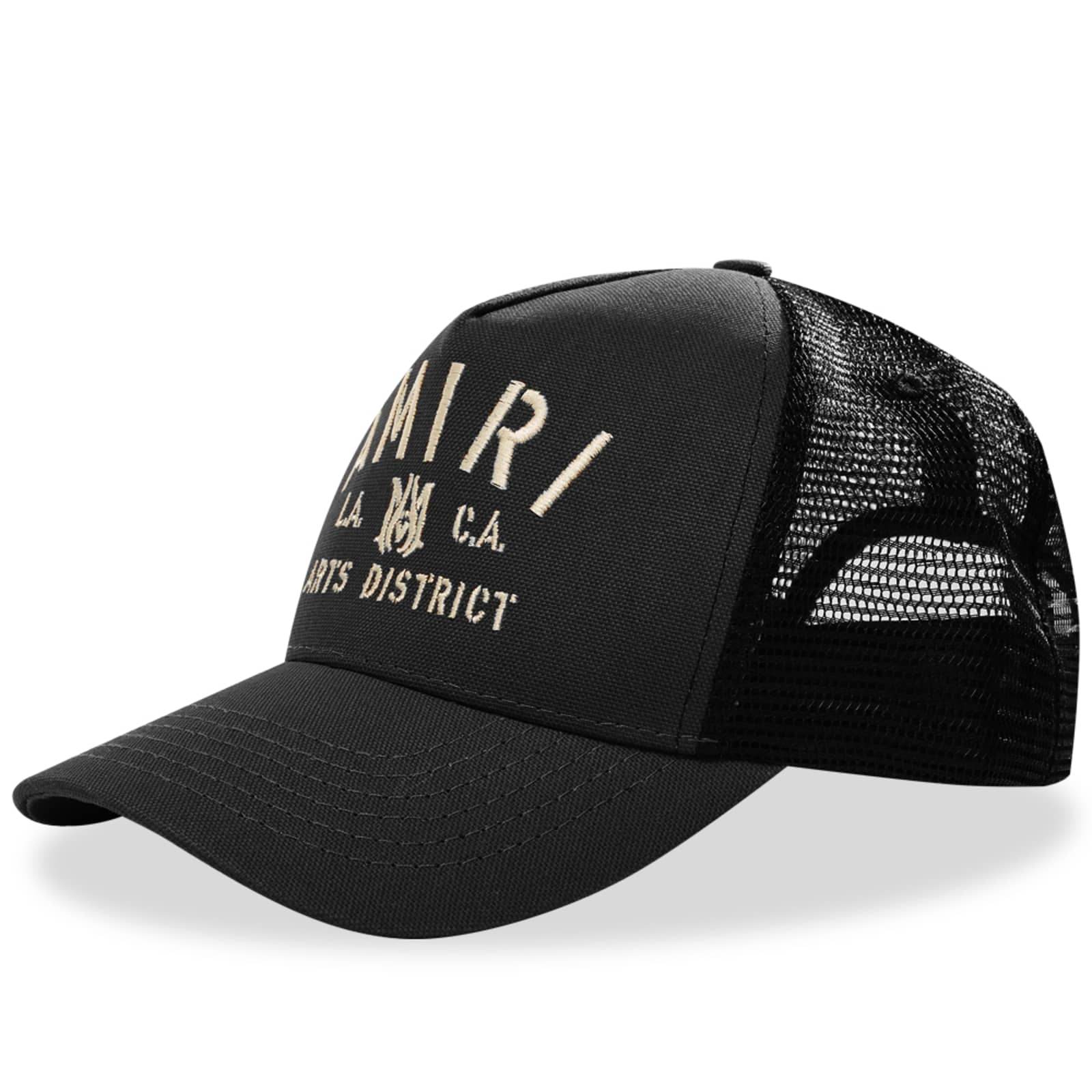Amiri stencil Trucker cap Black - Amoda