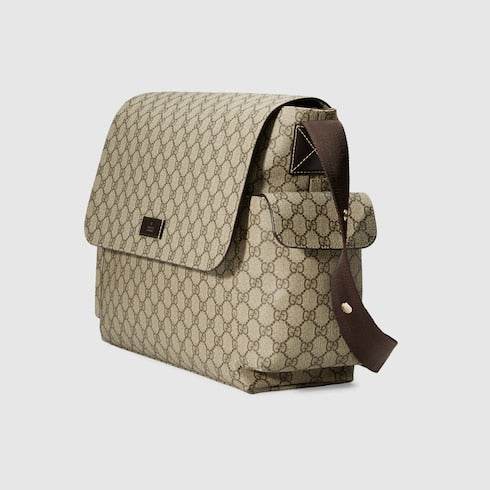 Gucci Messenger Supreme Large Canvas Monogram Bag - Amoda