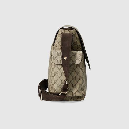 Gucci Messenger Supreme Large Canvas Monogram Bag - Amoda