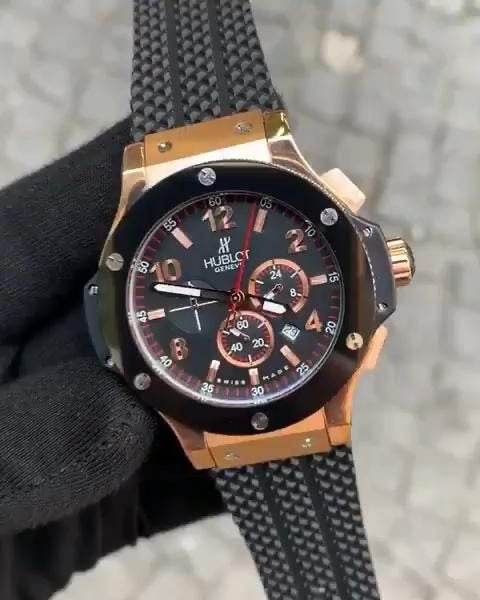 Hublot Big Bang Original Gold Chronograph Ceramic Steel 44mm - Amoda