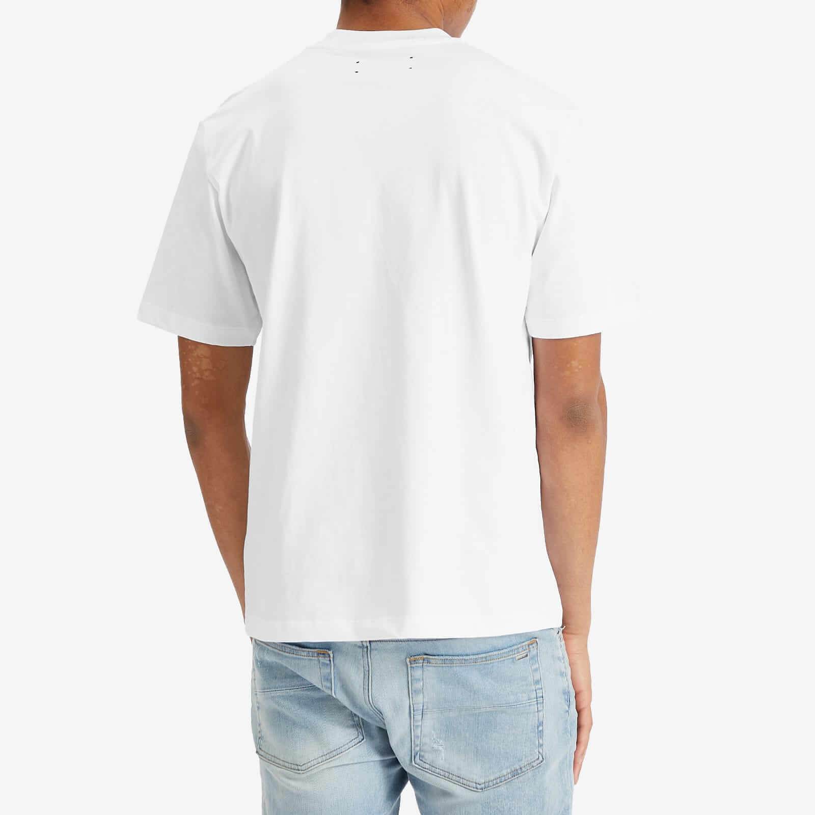 Amiri Cotton script T shirt in Black & White - Amoda