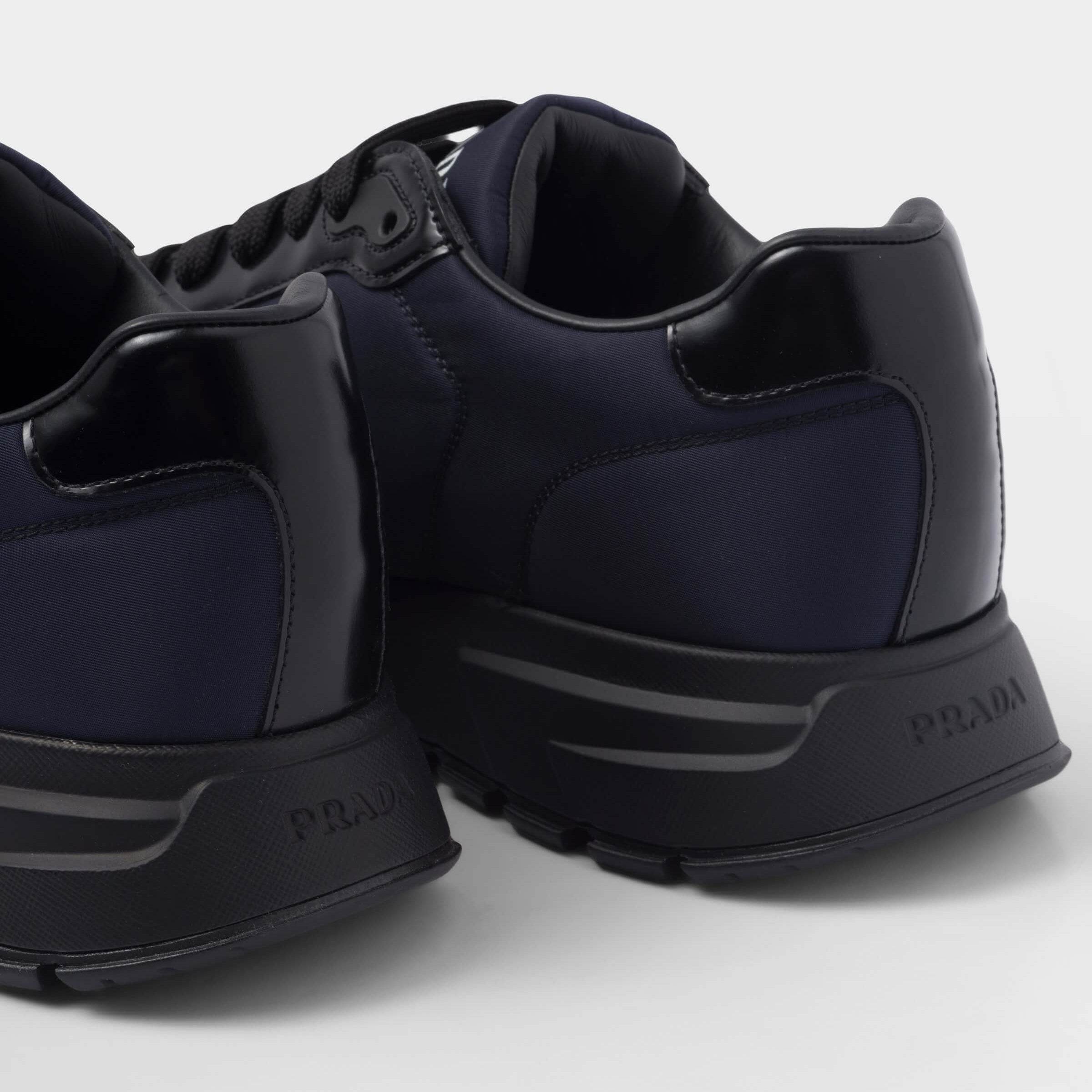 Prada Prax 01 Re Nylon Brushed Leather Navy - Amoda