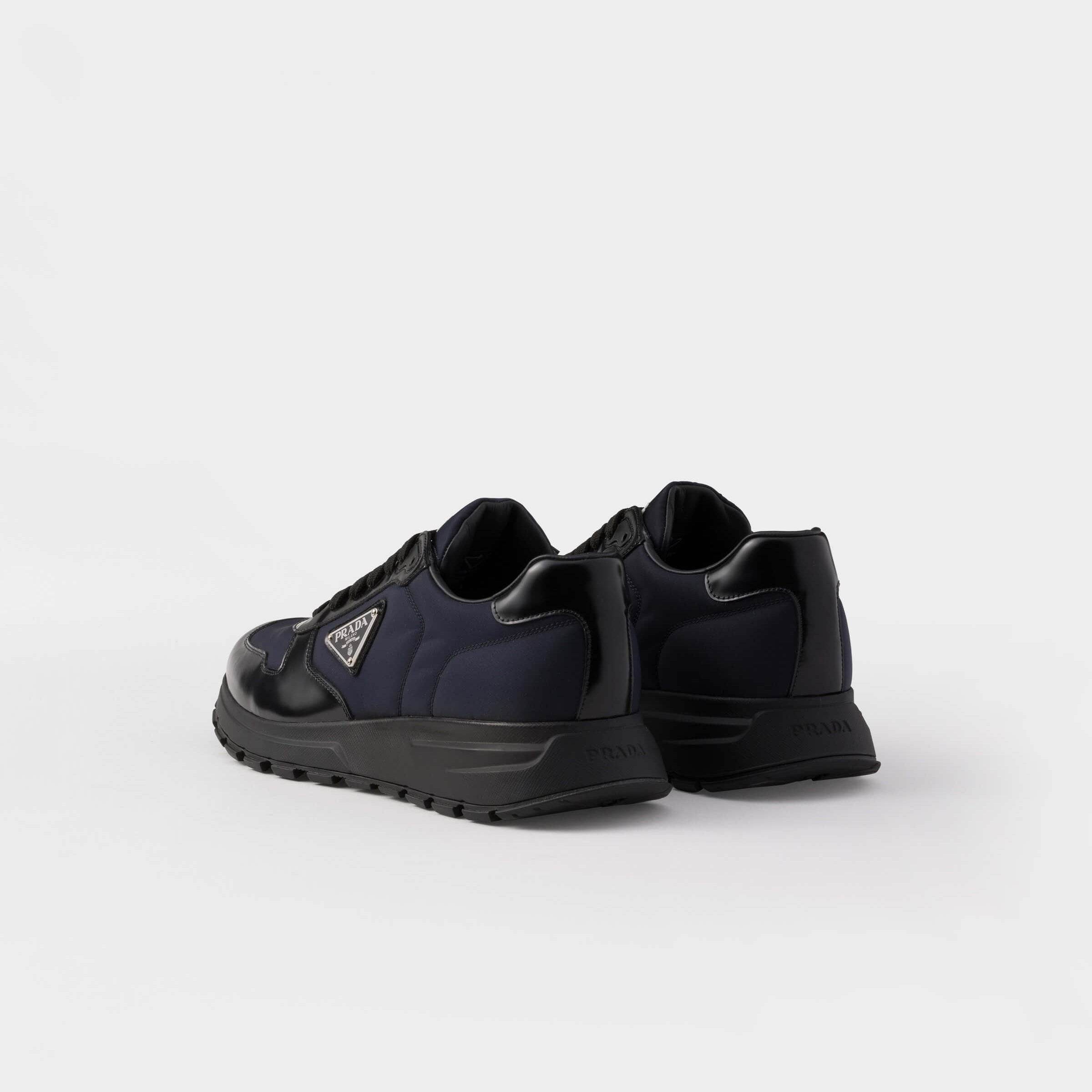 Prada Prax 01 Re Nylon Brushed Leather Navy - Amoda