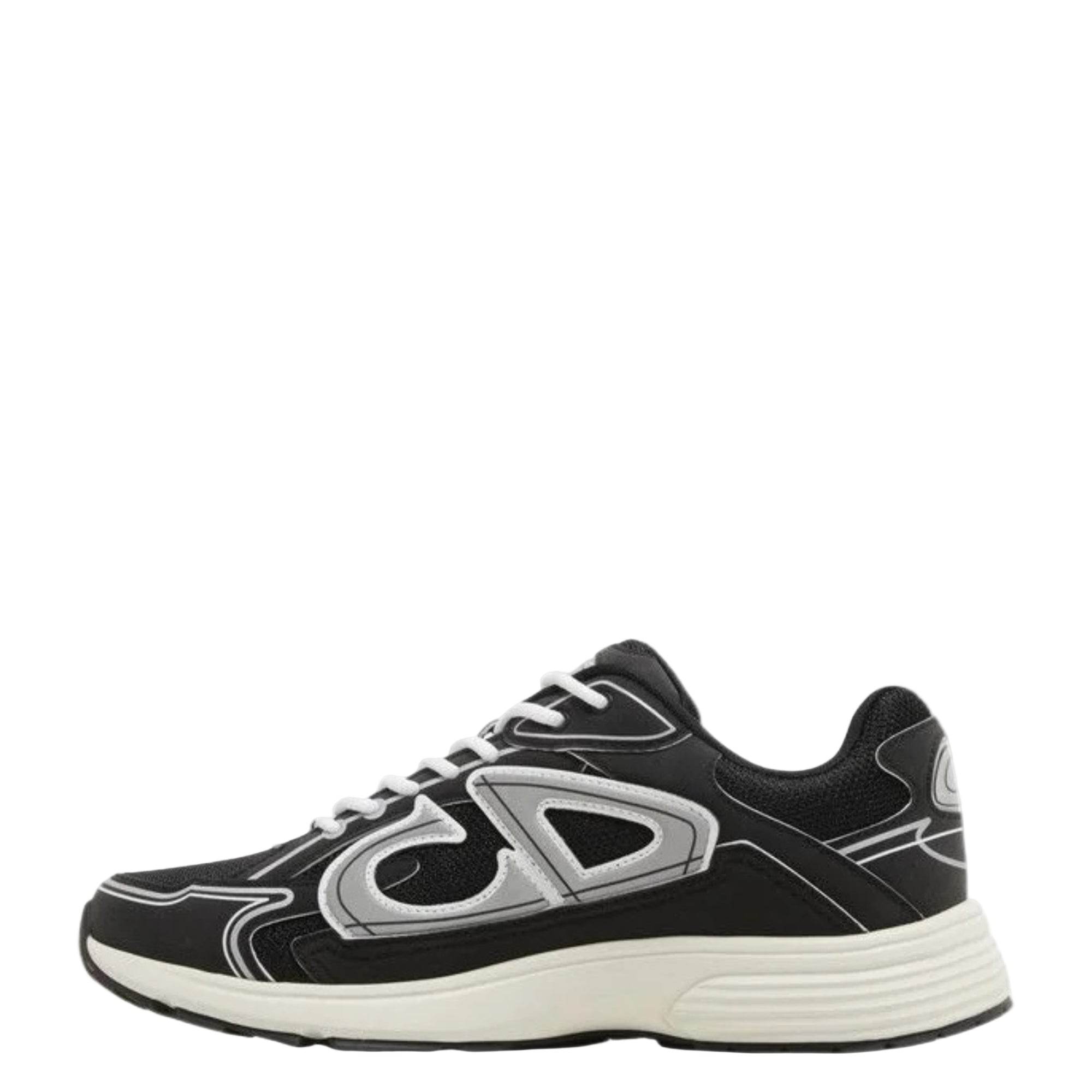 CD B30 Anthracite Black/Grey Mesh Reflective Sneakers - Amoda