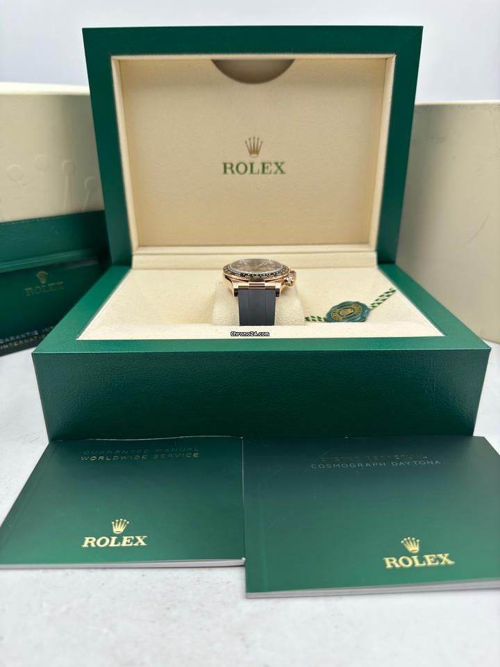 Rolex Daytona Cosmograph Oysterflex Daytona Rose Gold , Black Dial - Amoda