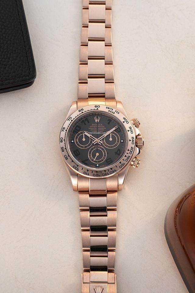 Rolex Daytona - Rolex Daytona rose gold-chocolate brown dial - Amoda