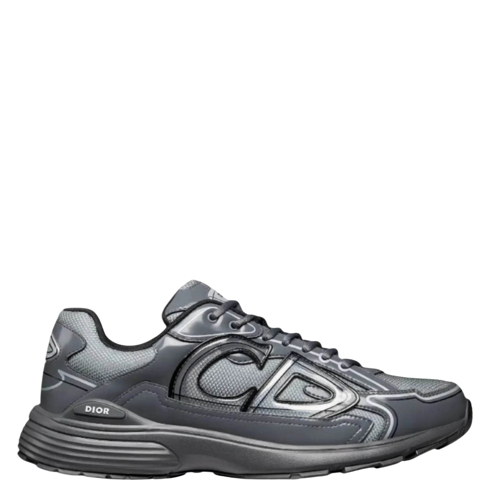 CD B30 Grey/Black Reflective Sneakers - Amoda