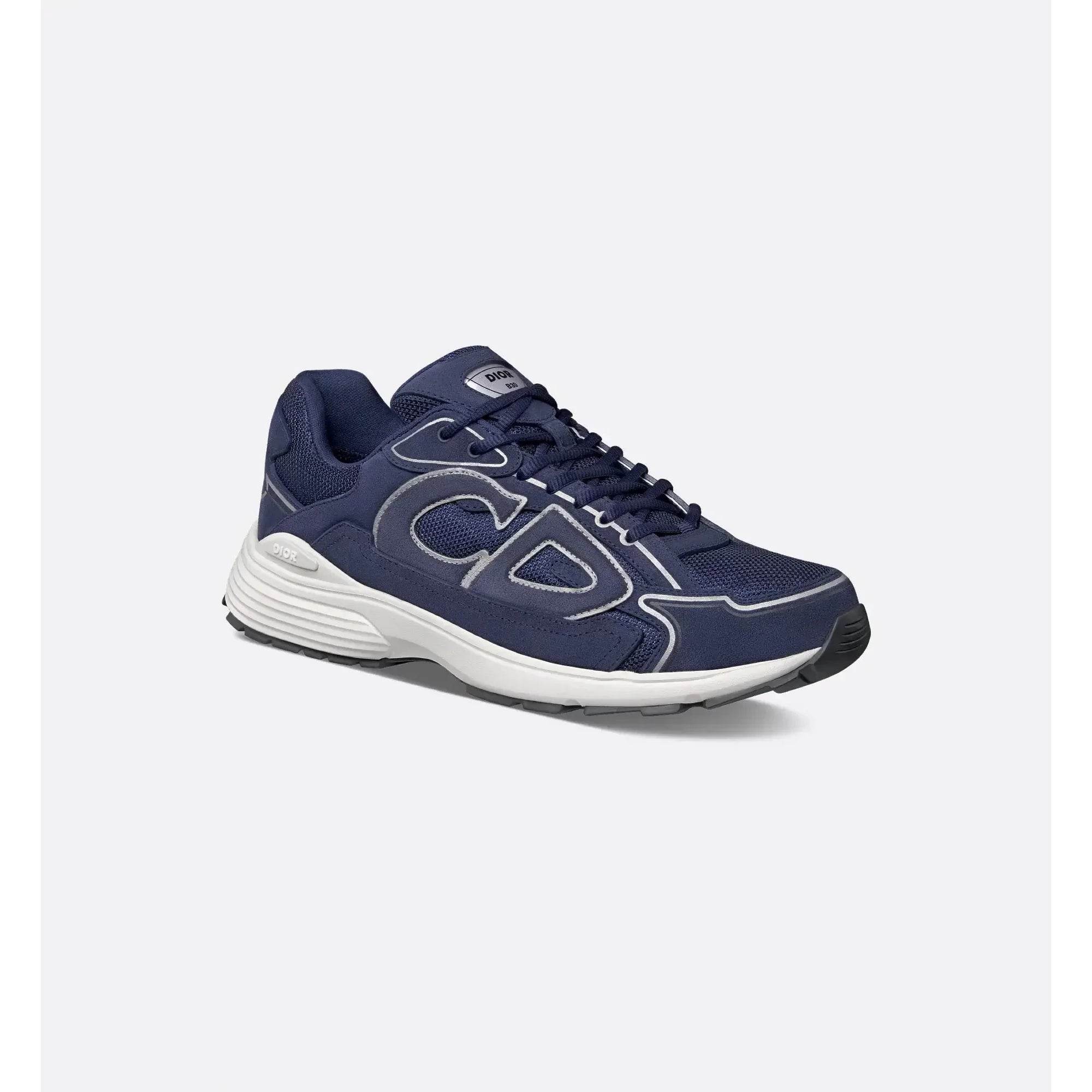 CD B30 Anthracite Deep Blue/Navy Reflective Sneakers - Amoda