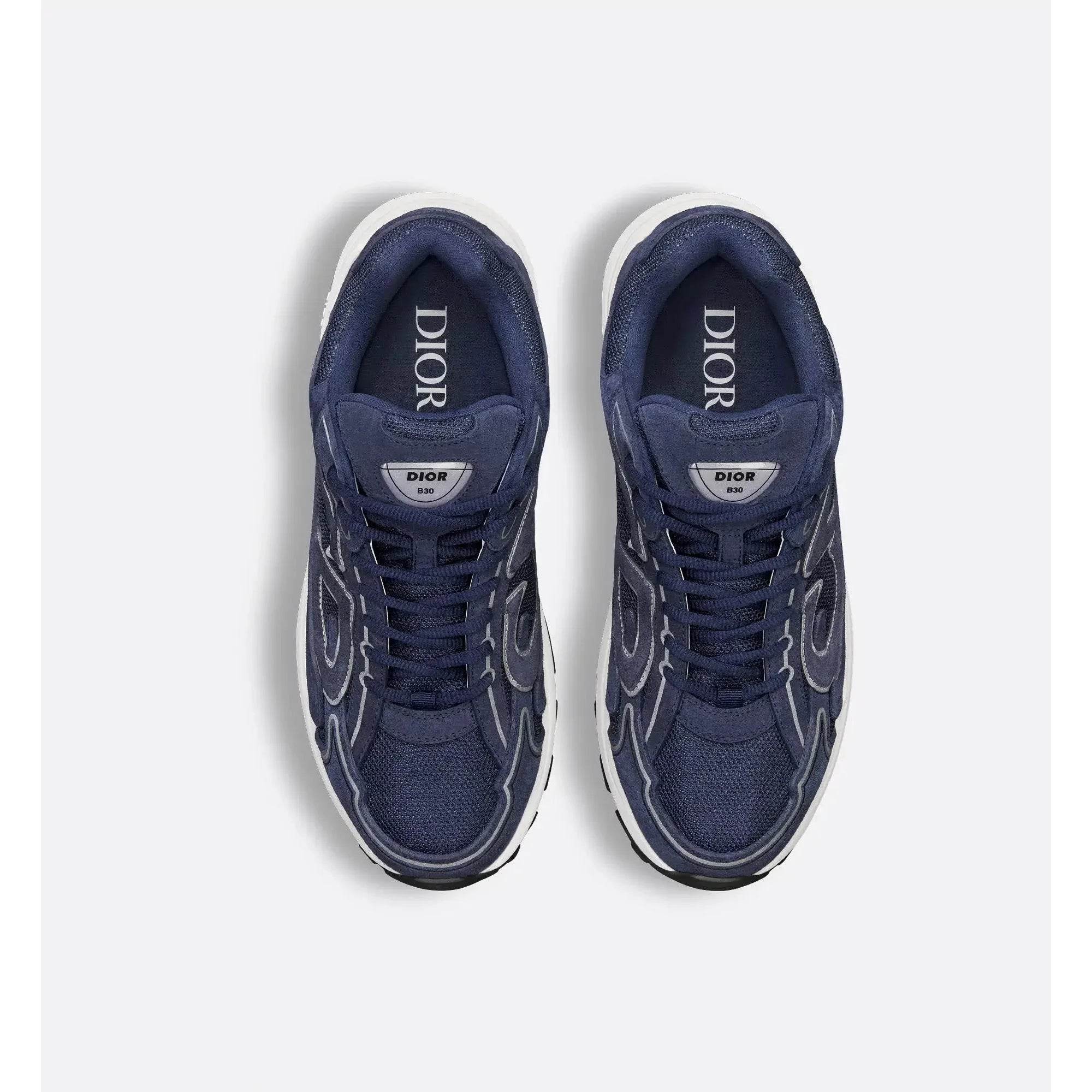 CD B30 Anthracite Deep Blue/Navy Reflective Sneakers - Amoda