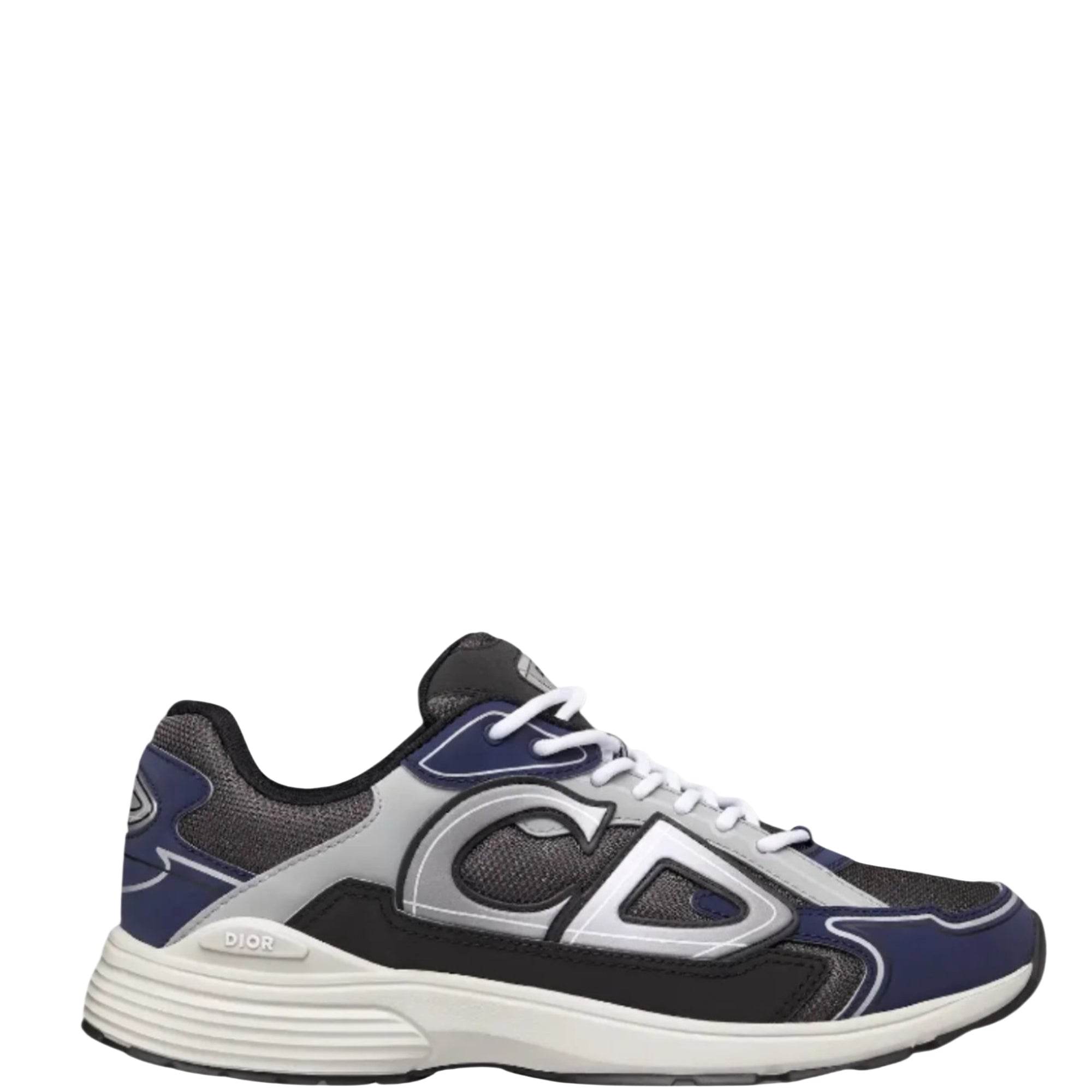 CD B30 Anthracite Blue Technical Mesh with Black - Amoda