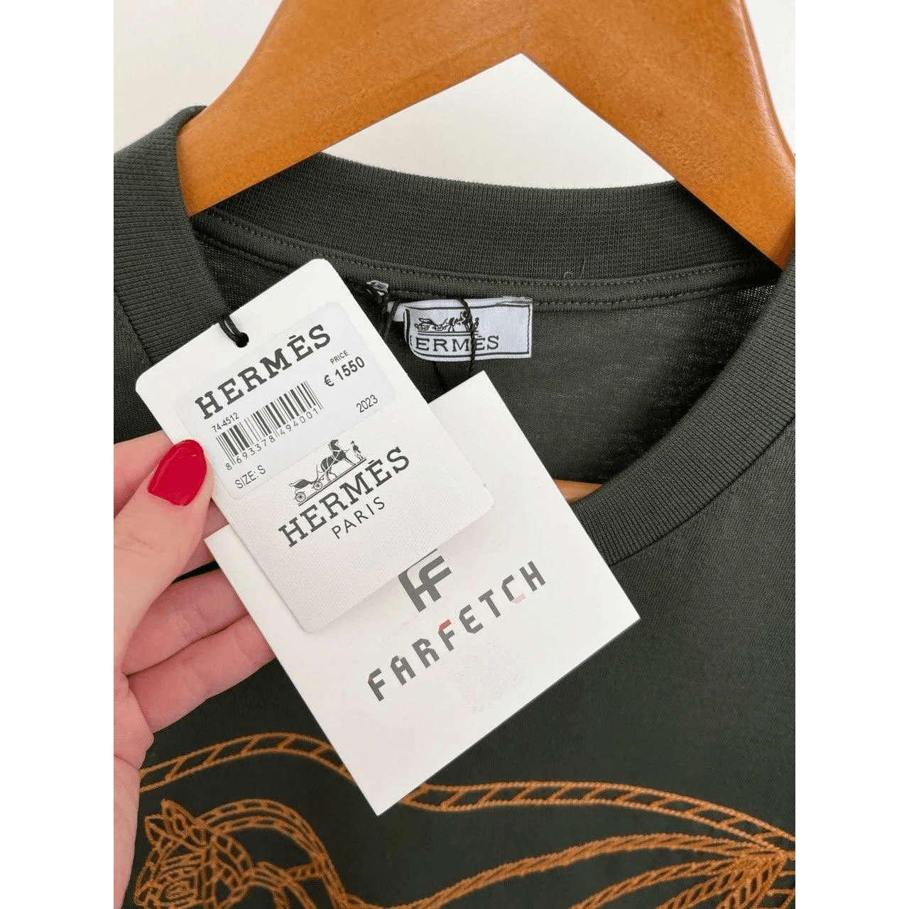 Hermes Cotton T shirt Horse Print - Amoda