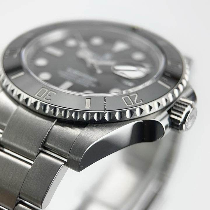 Rolex Submariner Date Oyster Steel Ceramic Bezel Black Dial - Amoda