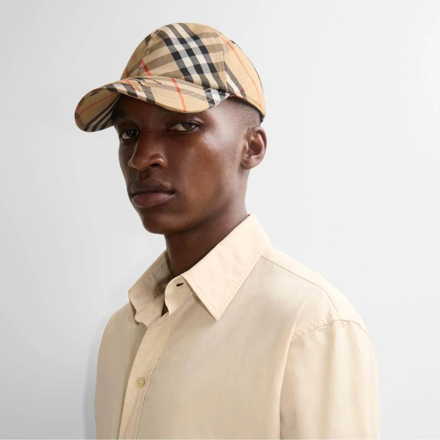 Burberry vintage check cotton cap - Amoda