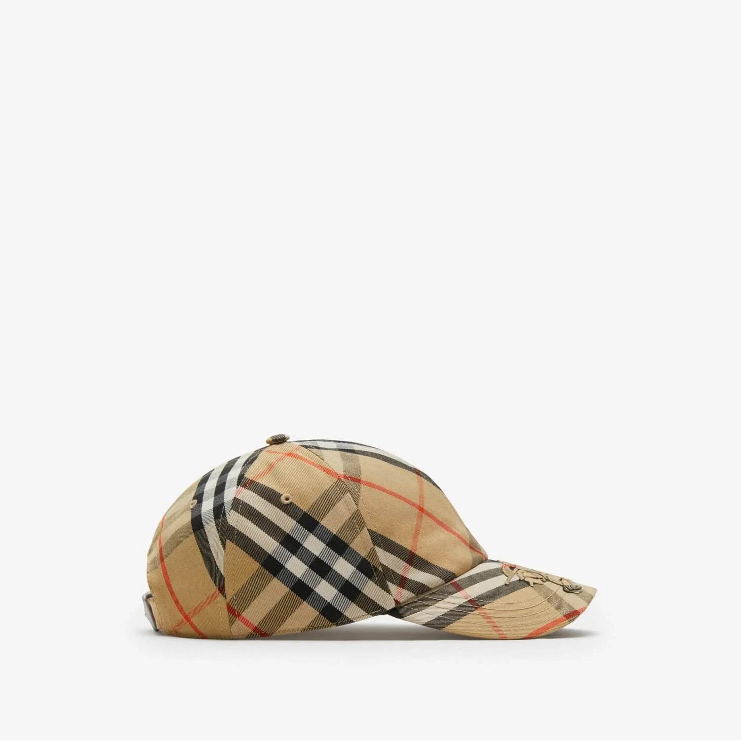 Burberry vintage check cotton cap - Amoda