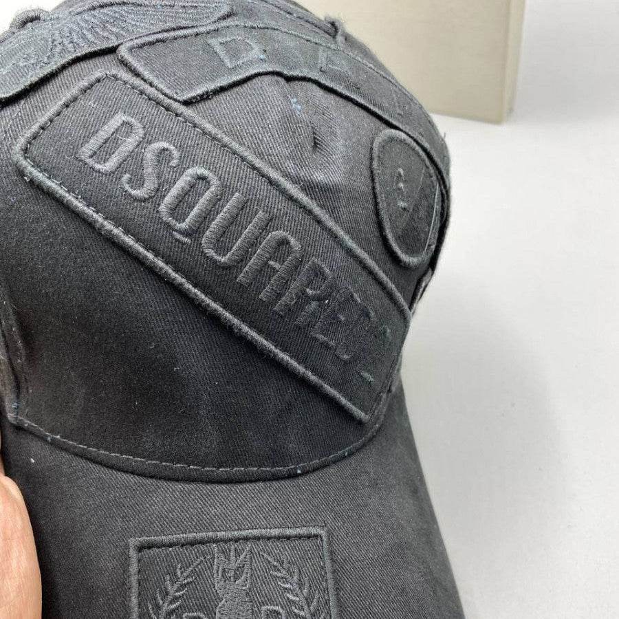 Dsquared2 tonali patches black cap - Amoda
