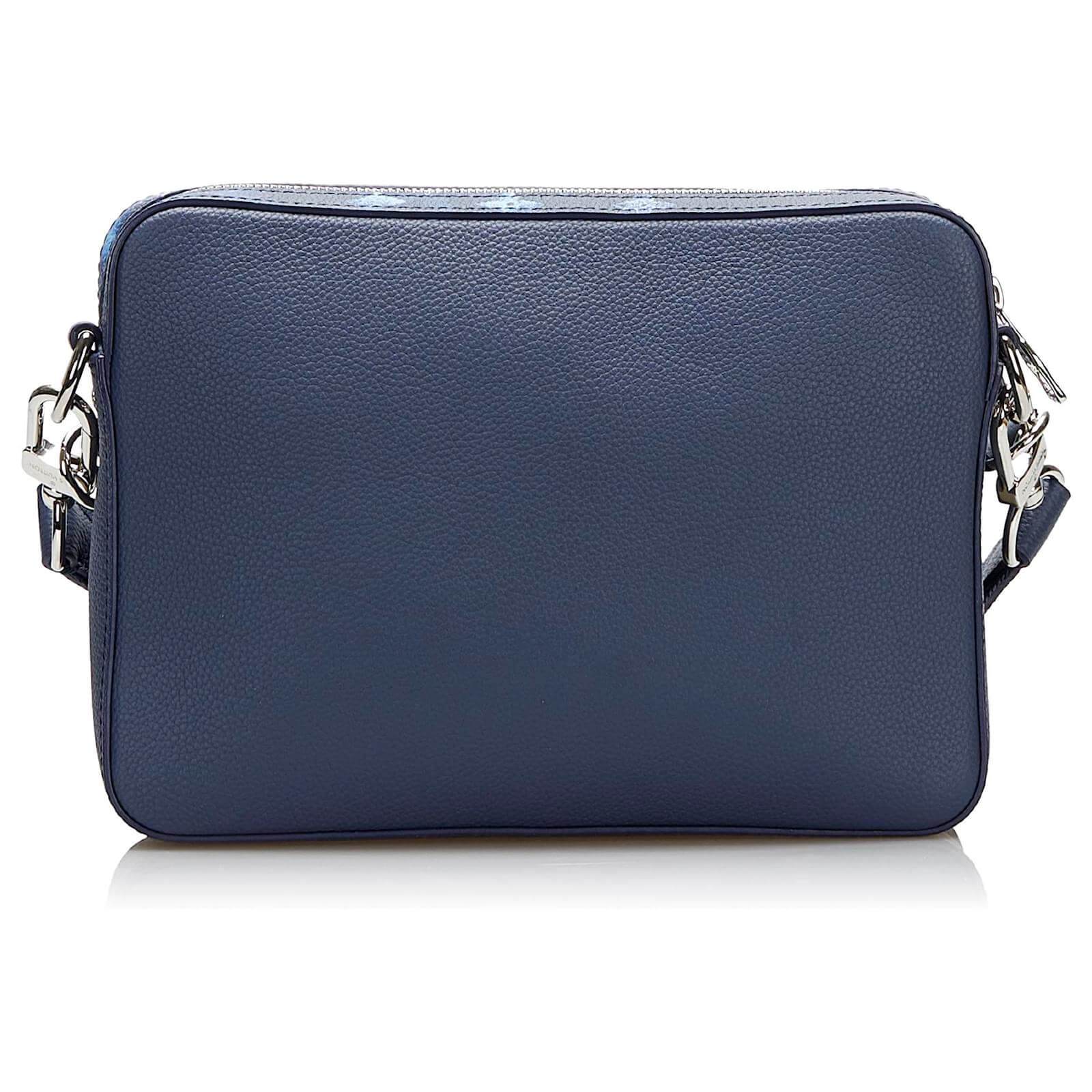 LV Monogram Ink Watercolour Trio Messenger Bag in blue - Amoda