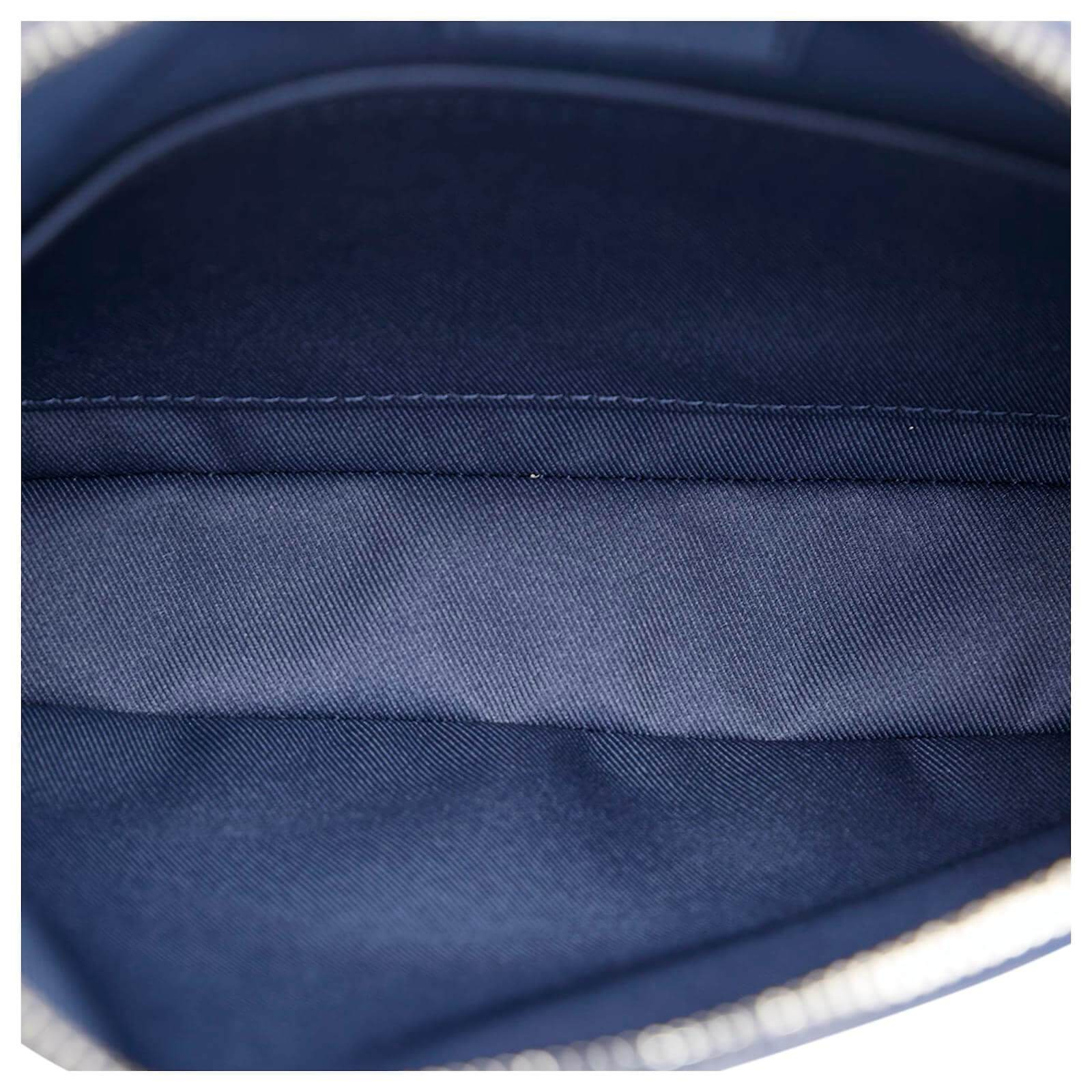 LV Monogram Ink Watercolour Trio Messenger Bag in blue - Amoda