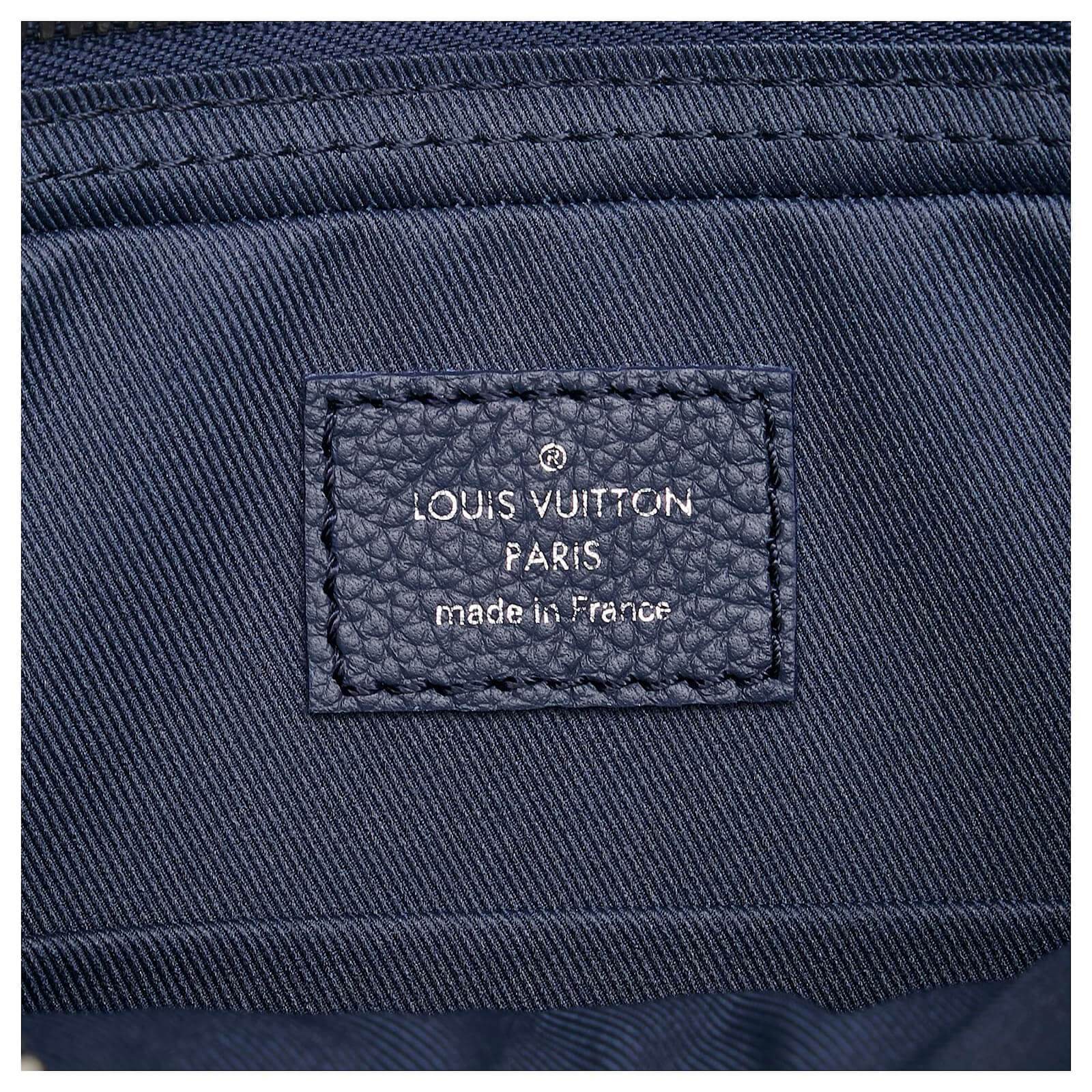 LV Monogram Ink Watercolour Trio Messenger Bag in blue - Amoda