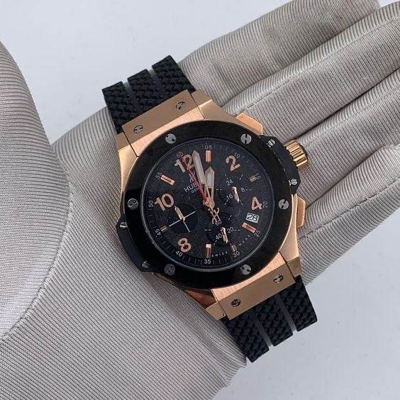 Hublot Big Bang Original Gold Chronograph Ceramic Steel 44mm - Amoda