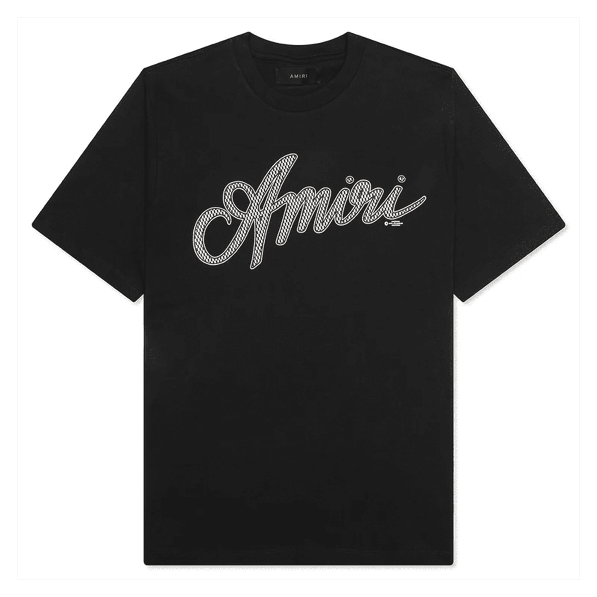 Amiri Cotton script T shirt in Black & White - Amoda