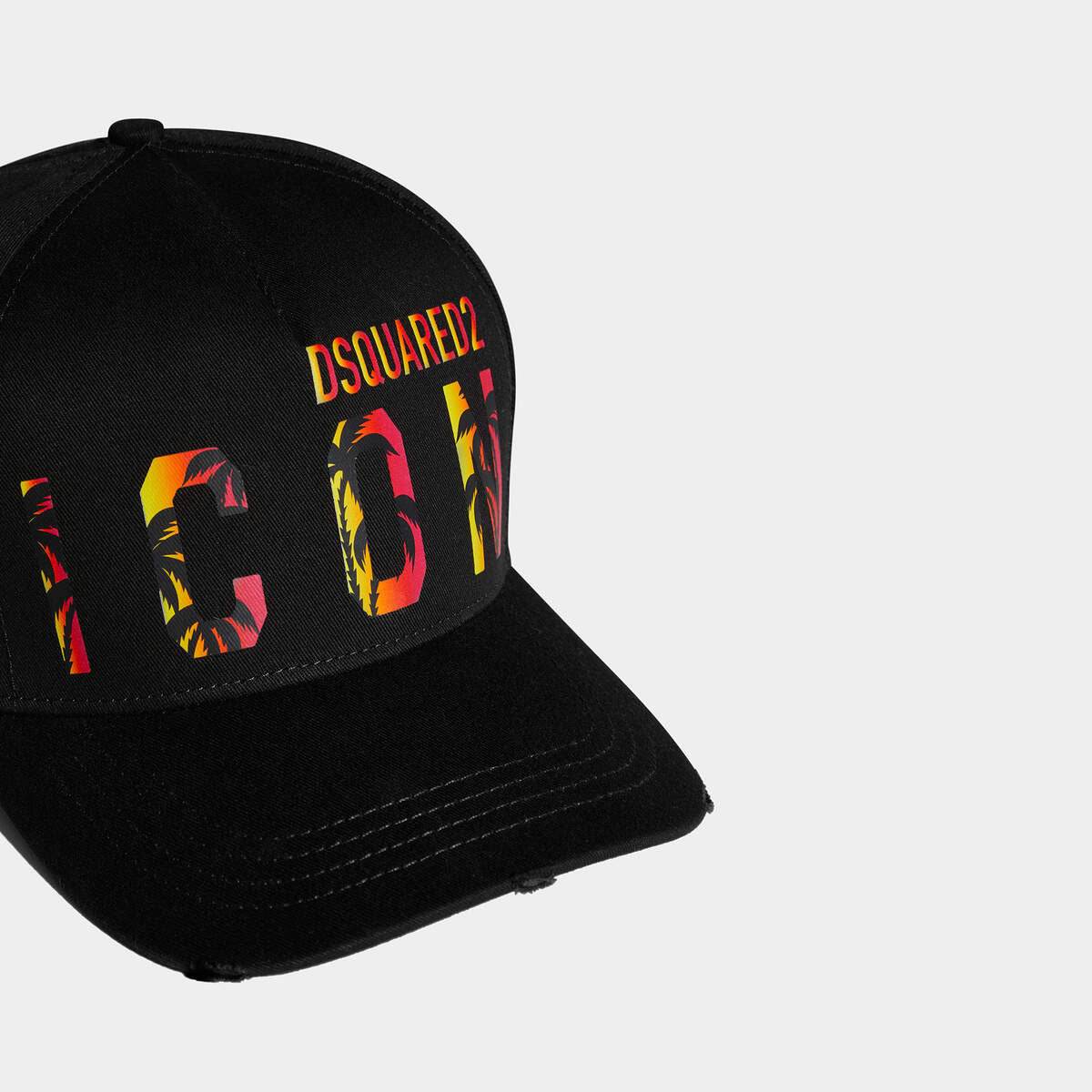 Dsquared2 Tropical baseball cap black - Amoda