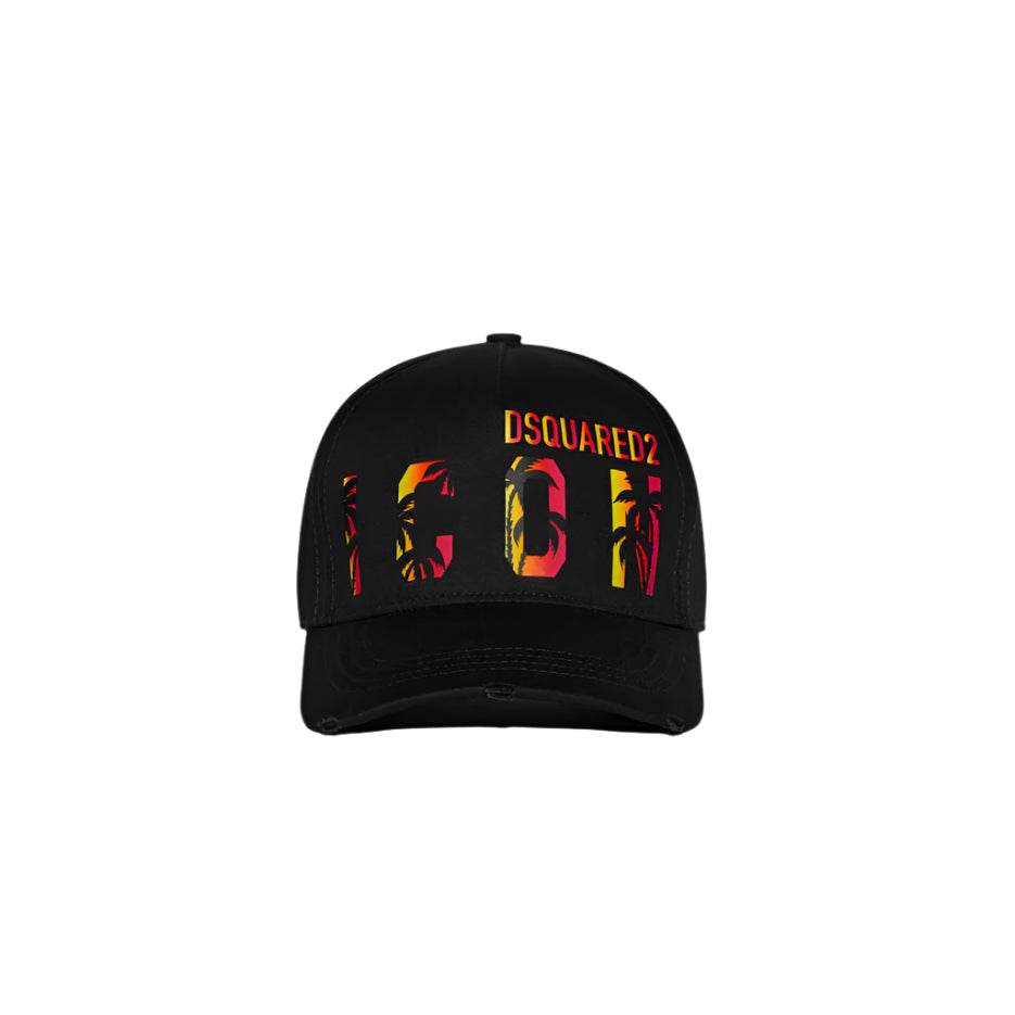 Dsquared2 Tropical baseball cap black - Amoda