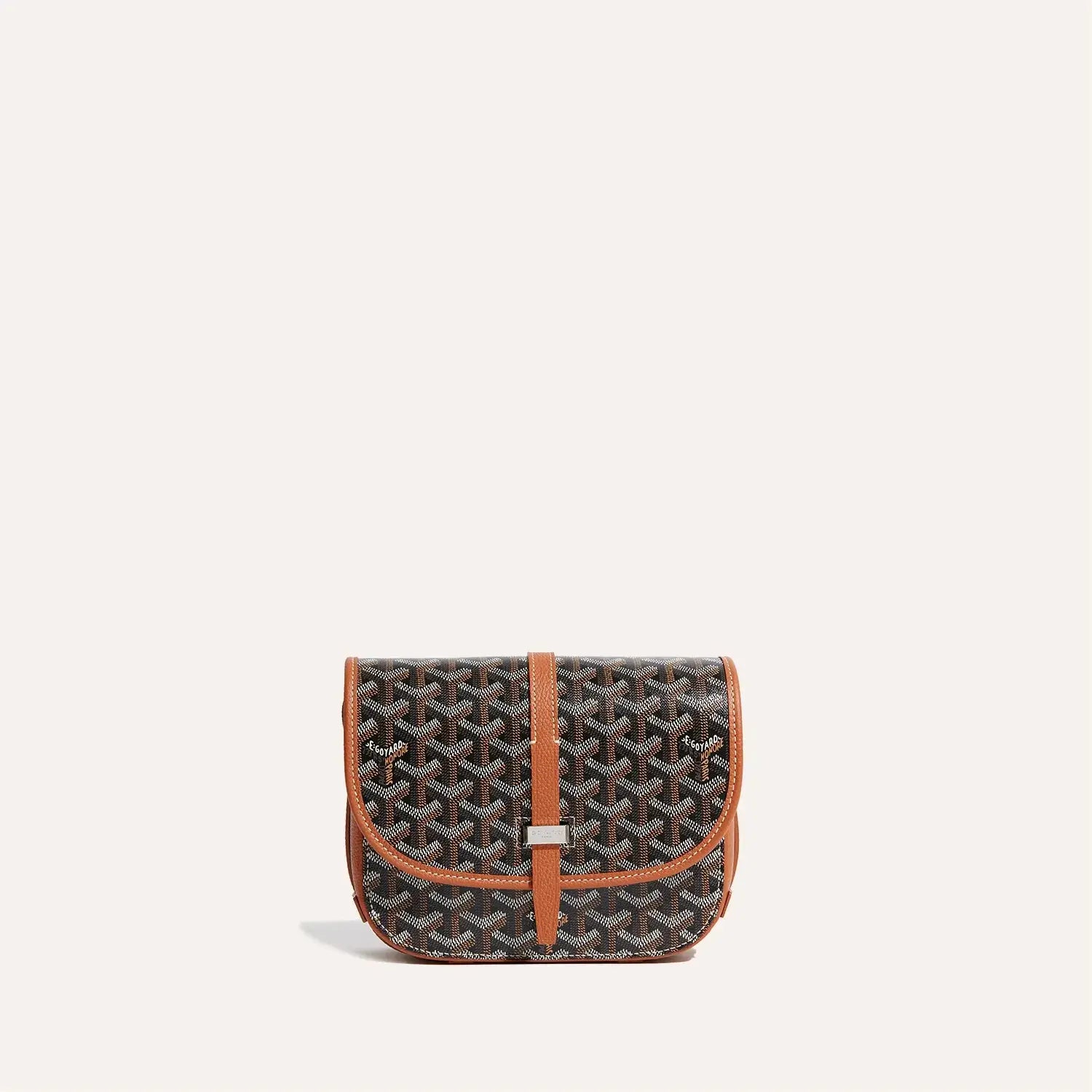 GoYard Belvedere Messenger Bag Black & Tan