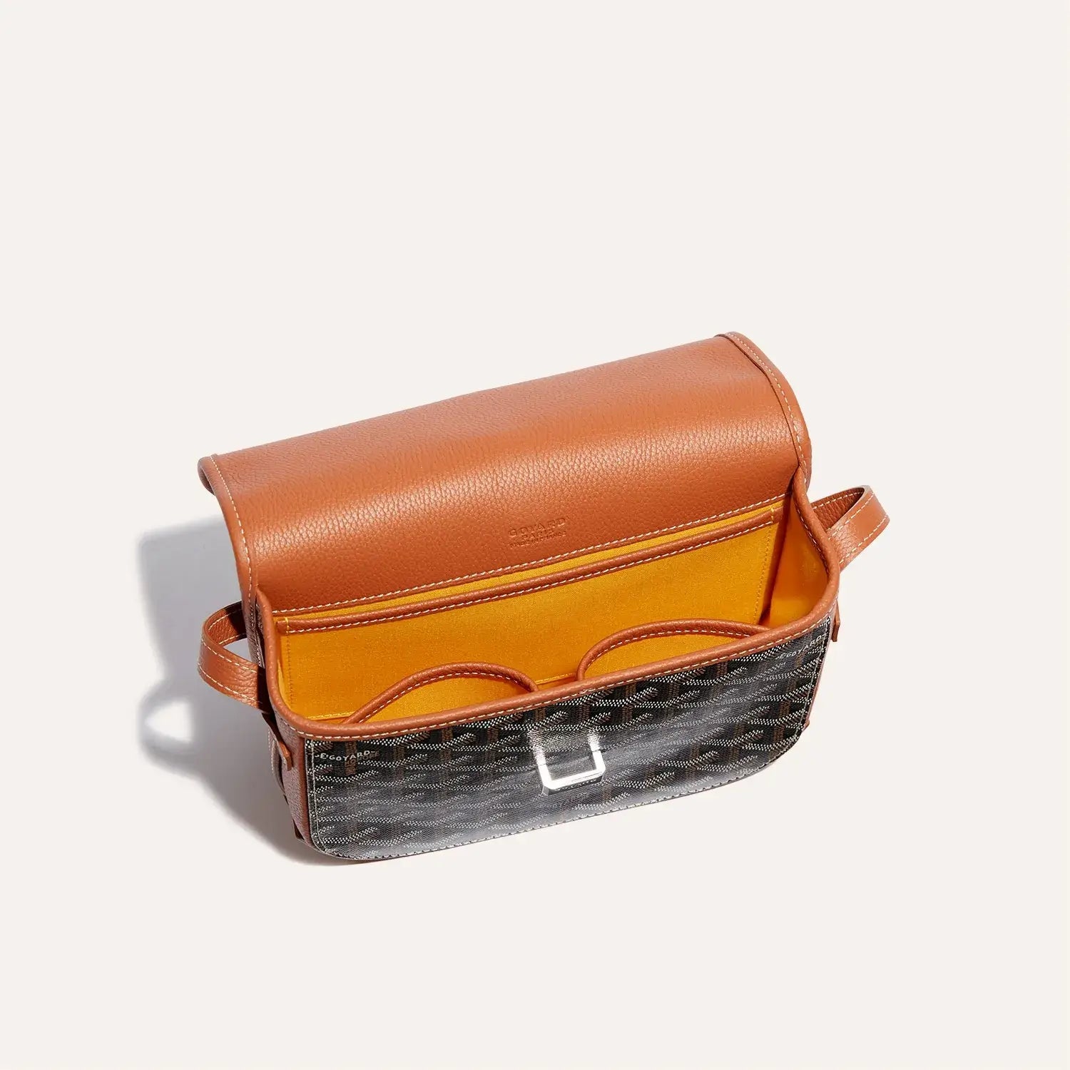 GoYard Belvedere Messenger Bag Black & Tan