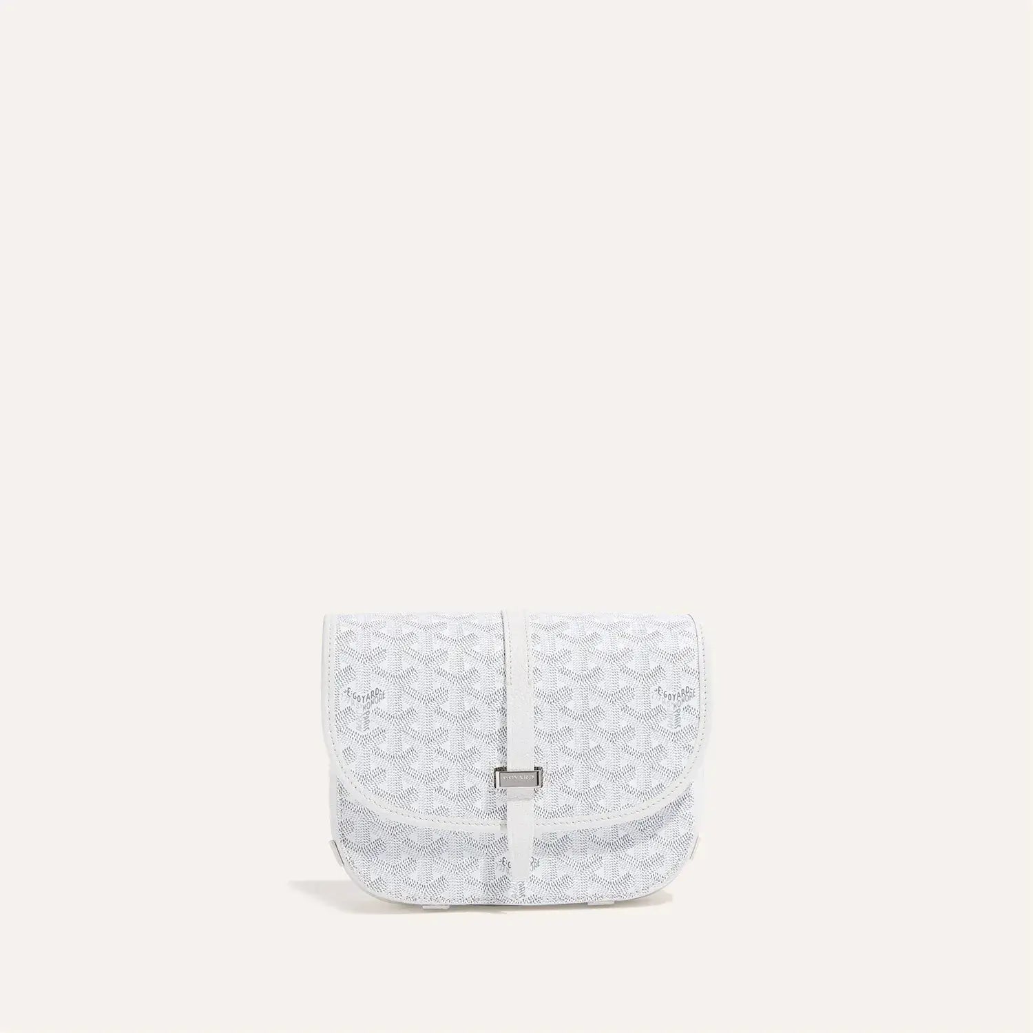 GoYard Belvedere Messenger Bag White