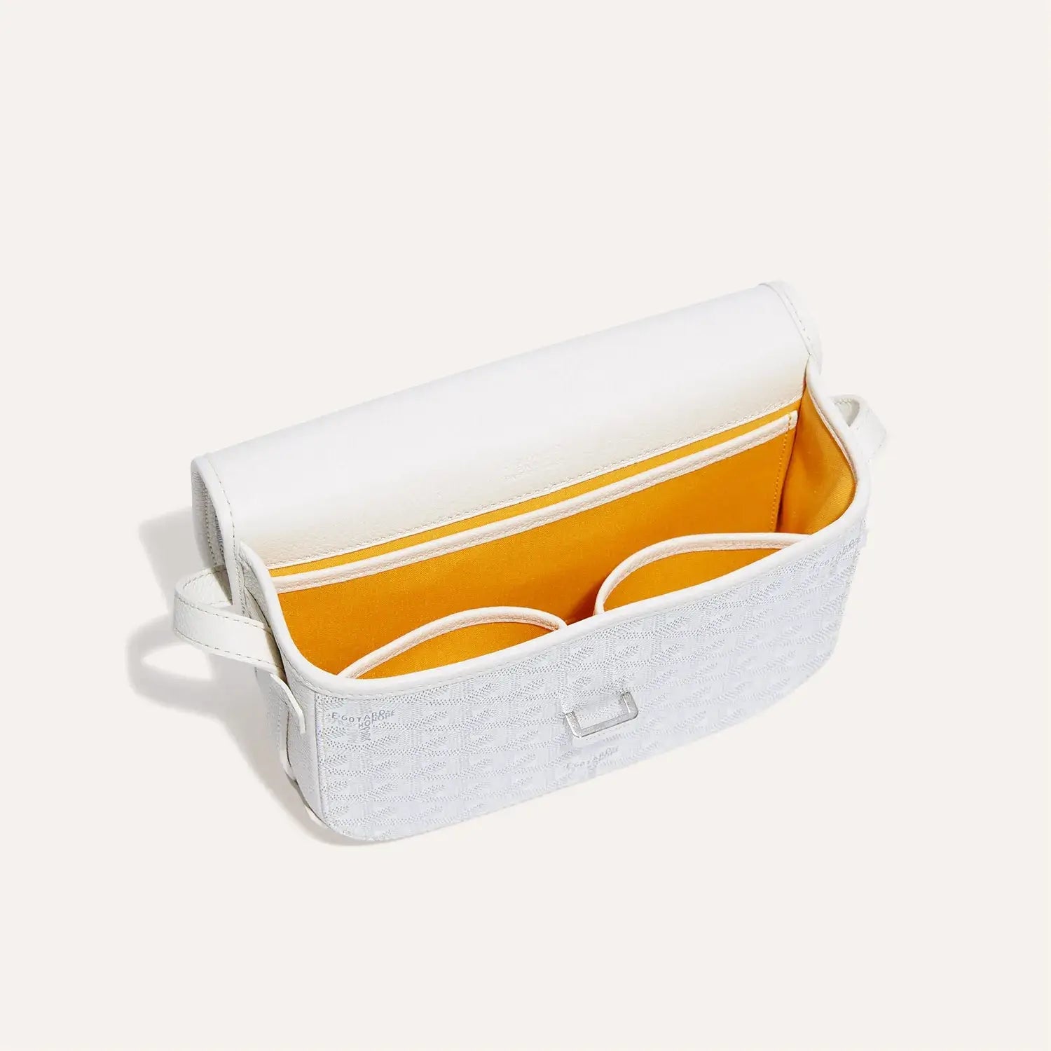 GoYard Belvedere Messenger Bag White
