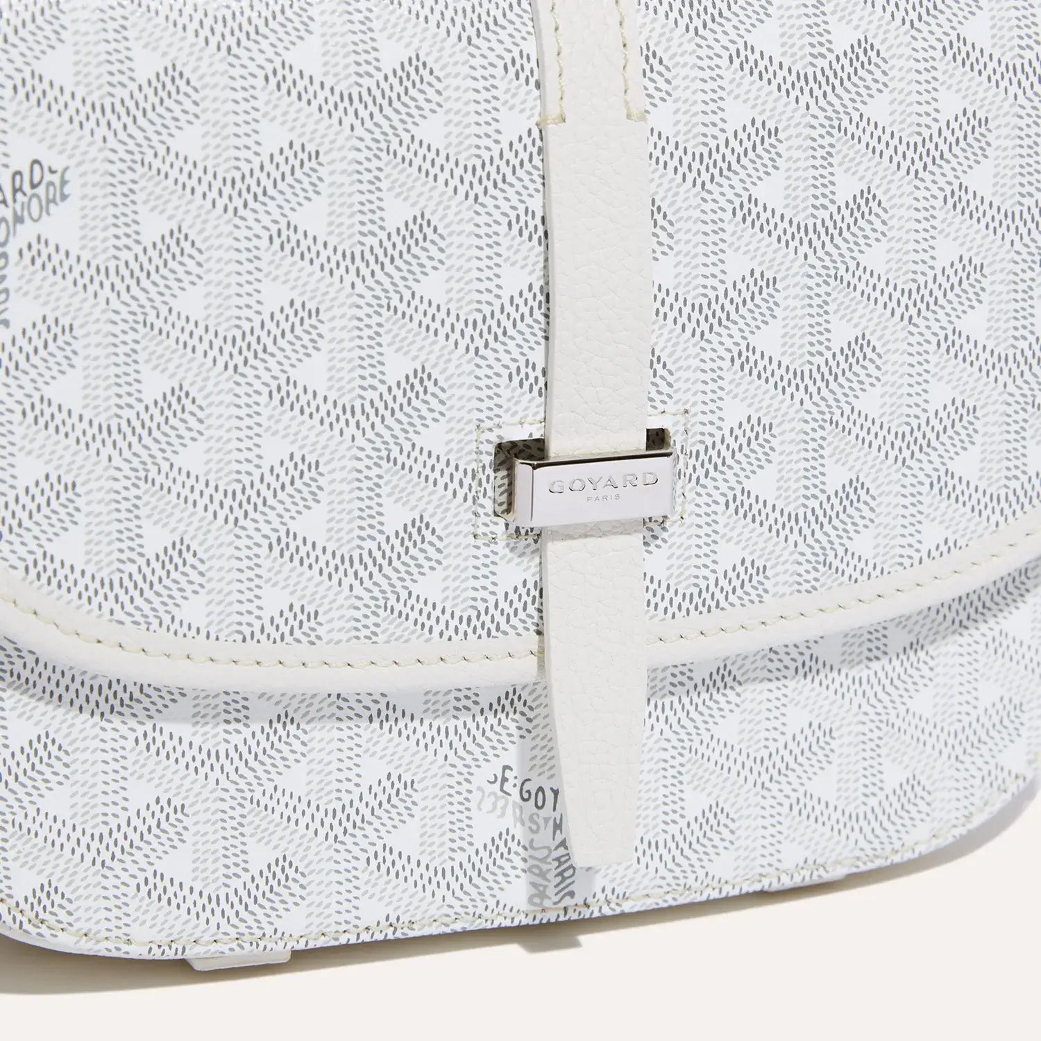 GoYard Belvedere Messenger Bag White