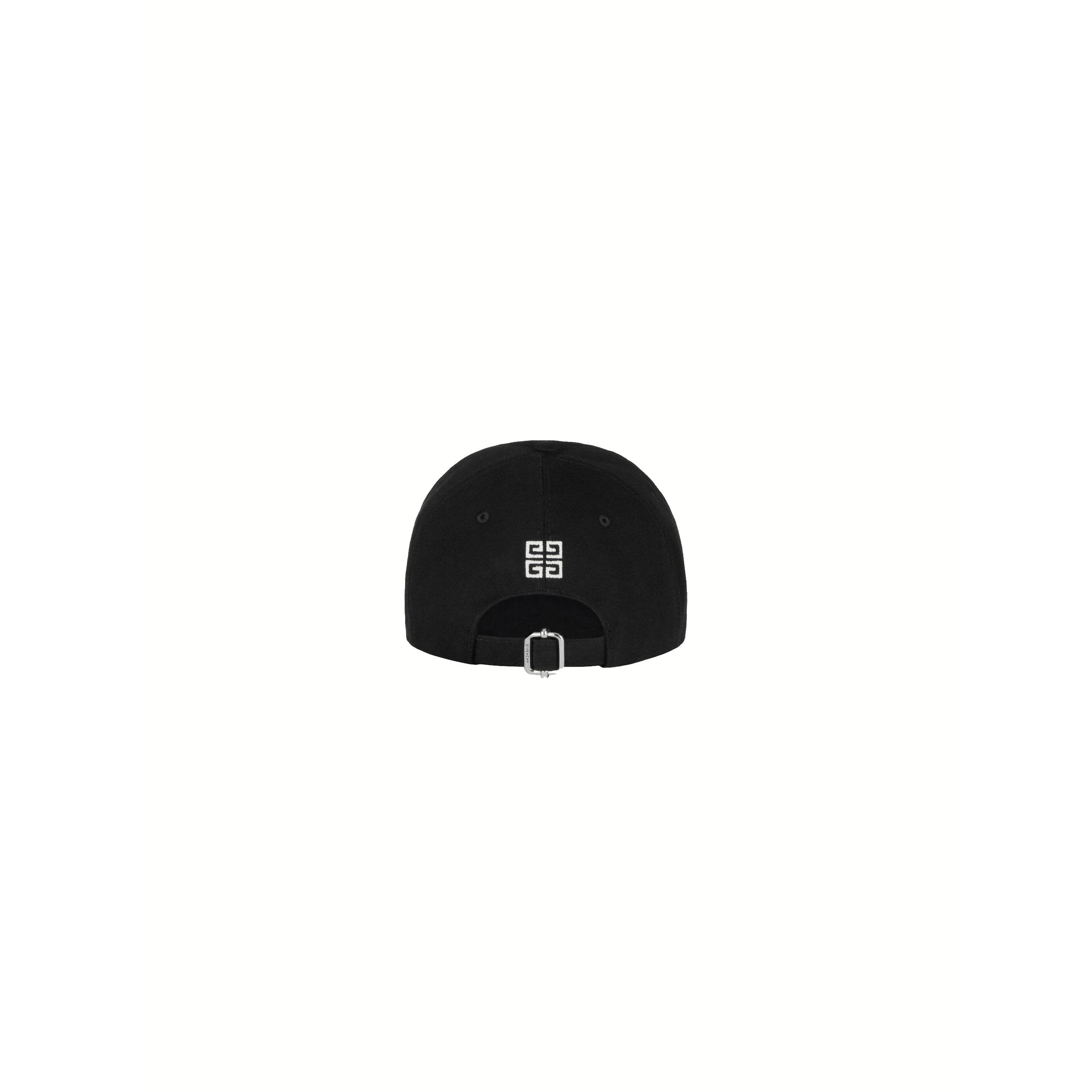 Givenchy All black baseball cap with white Givenchy Paris embroidered - Amoda