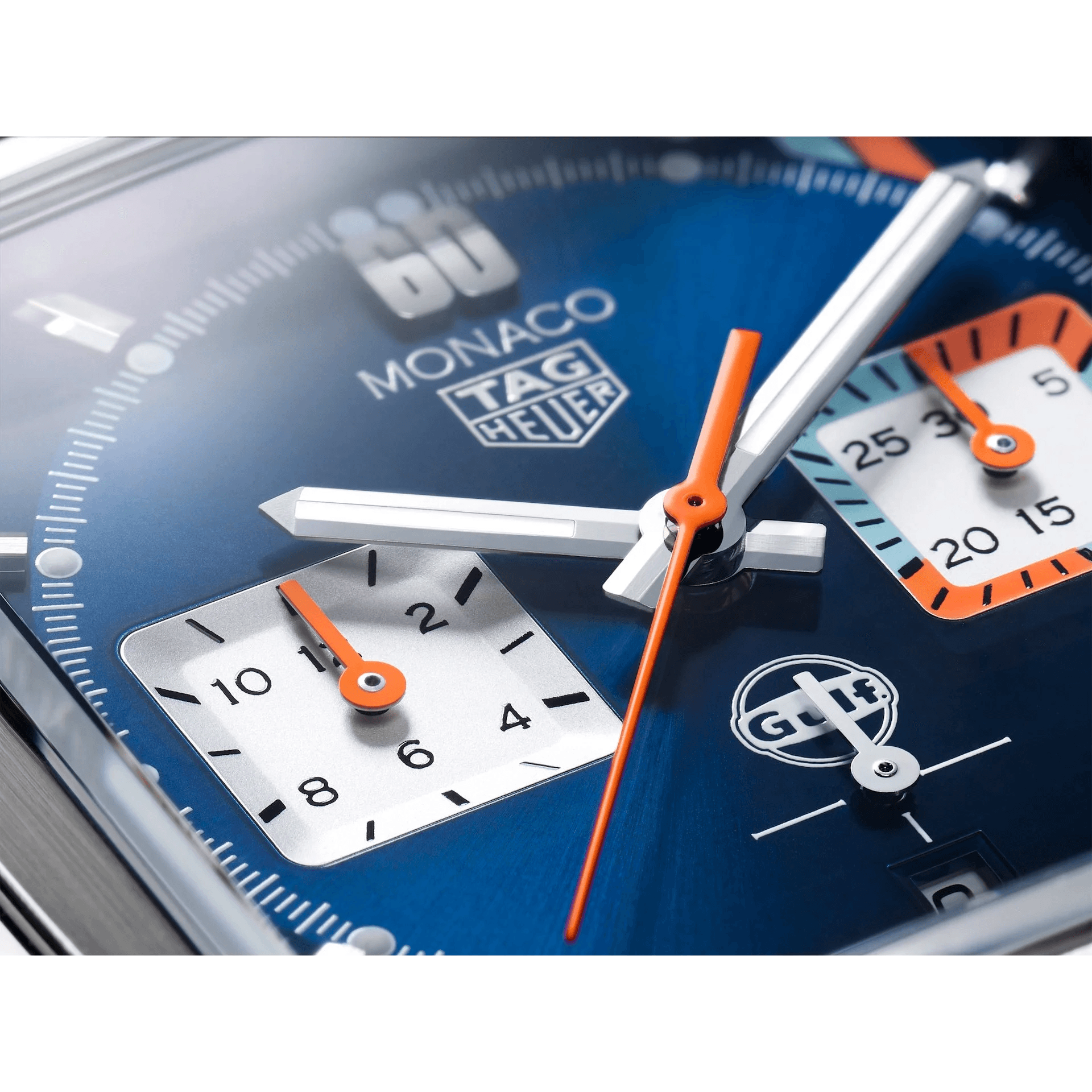 Tag Heuer Monaco X Gulf Calibre 12 chronograph - Amoda