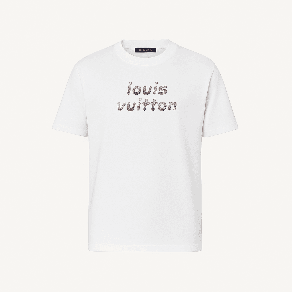 LV white & black cotton T shirts - Amoda