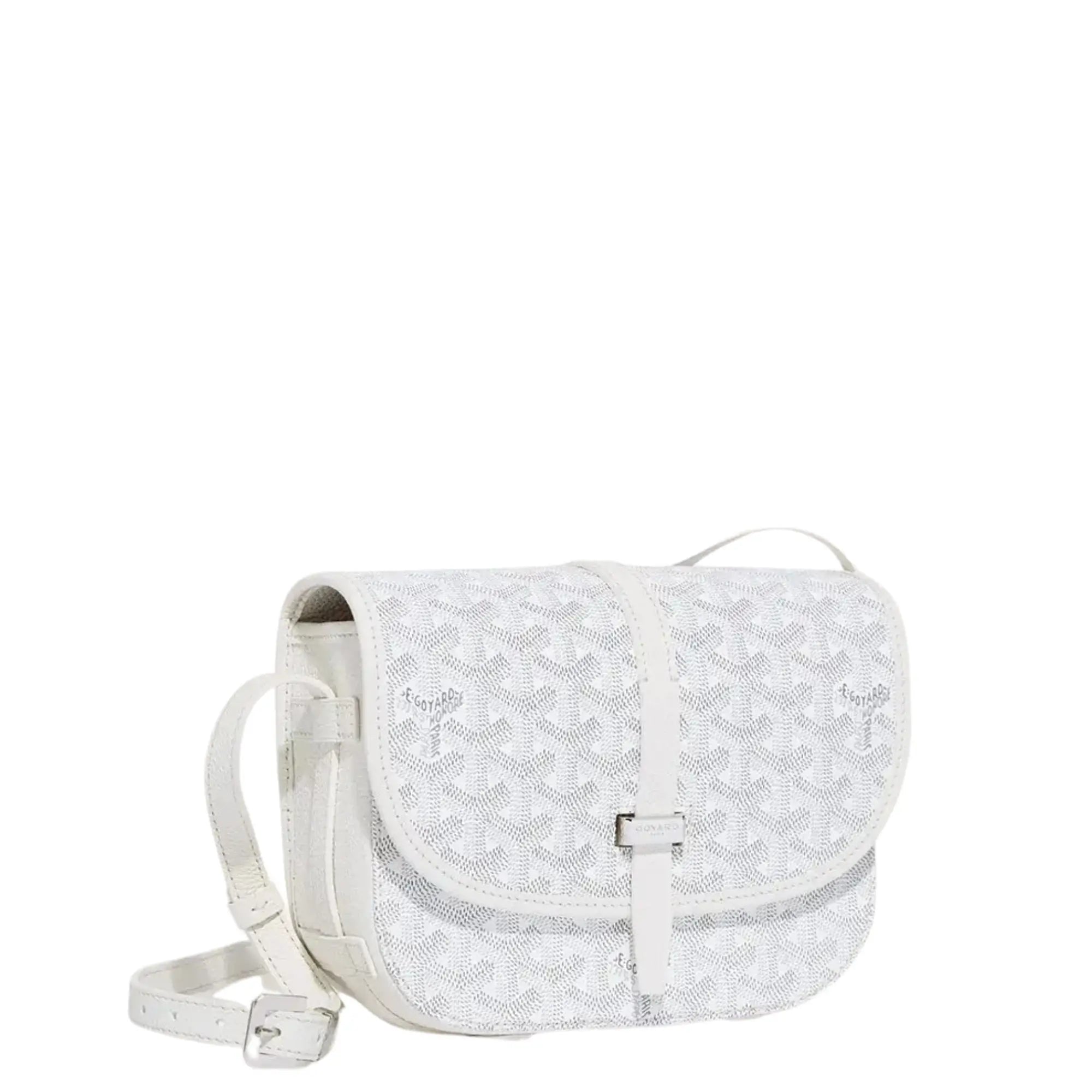 GoYard Belvedere Messenger Bag White